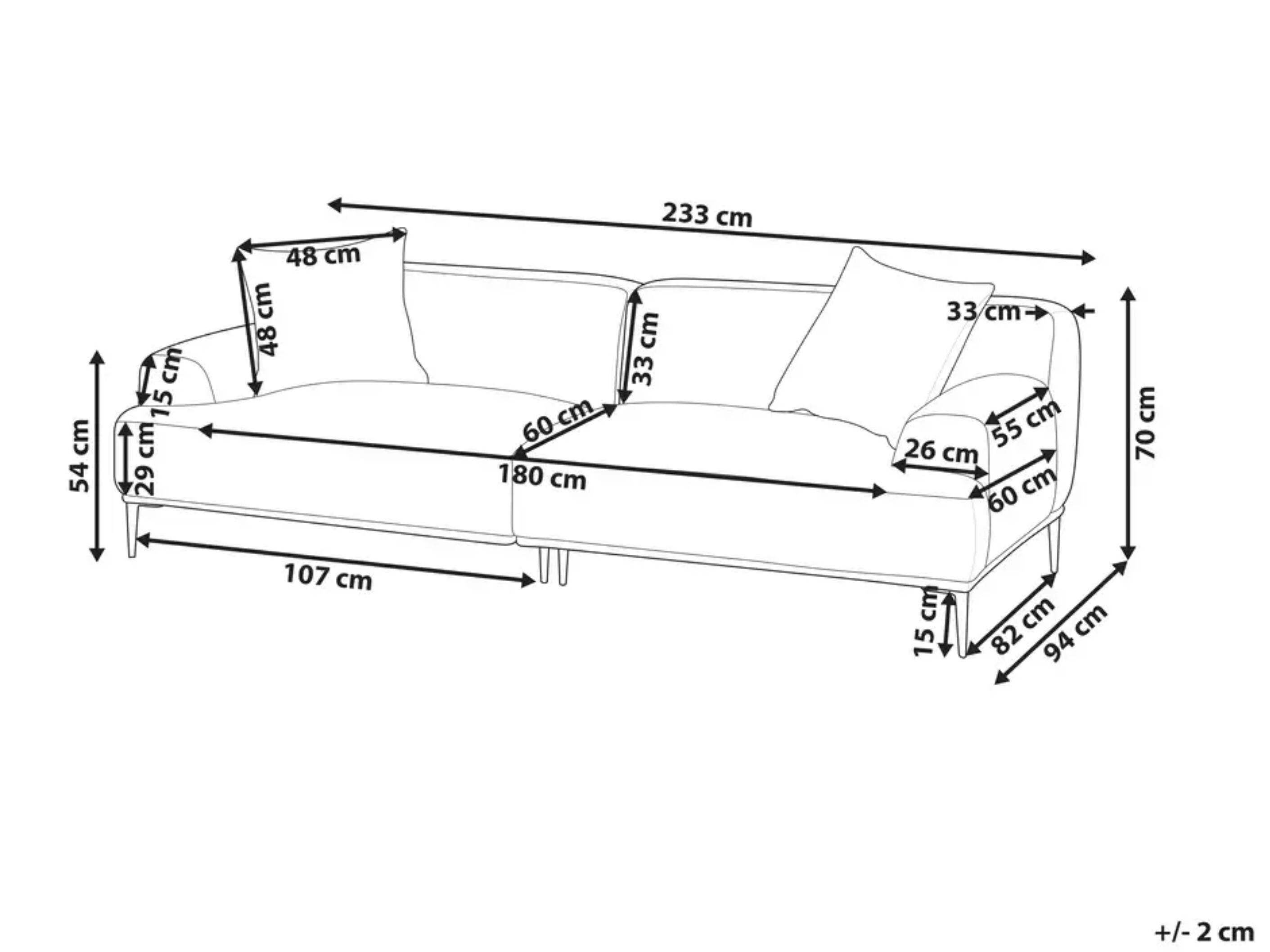 Dīvāns Berwyn 2406 (Brūns)