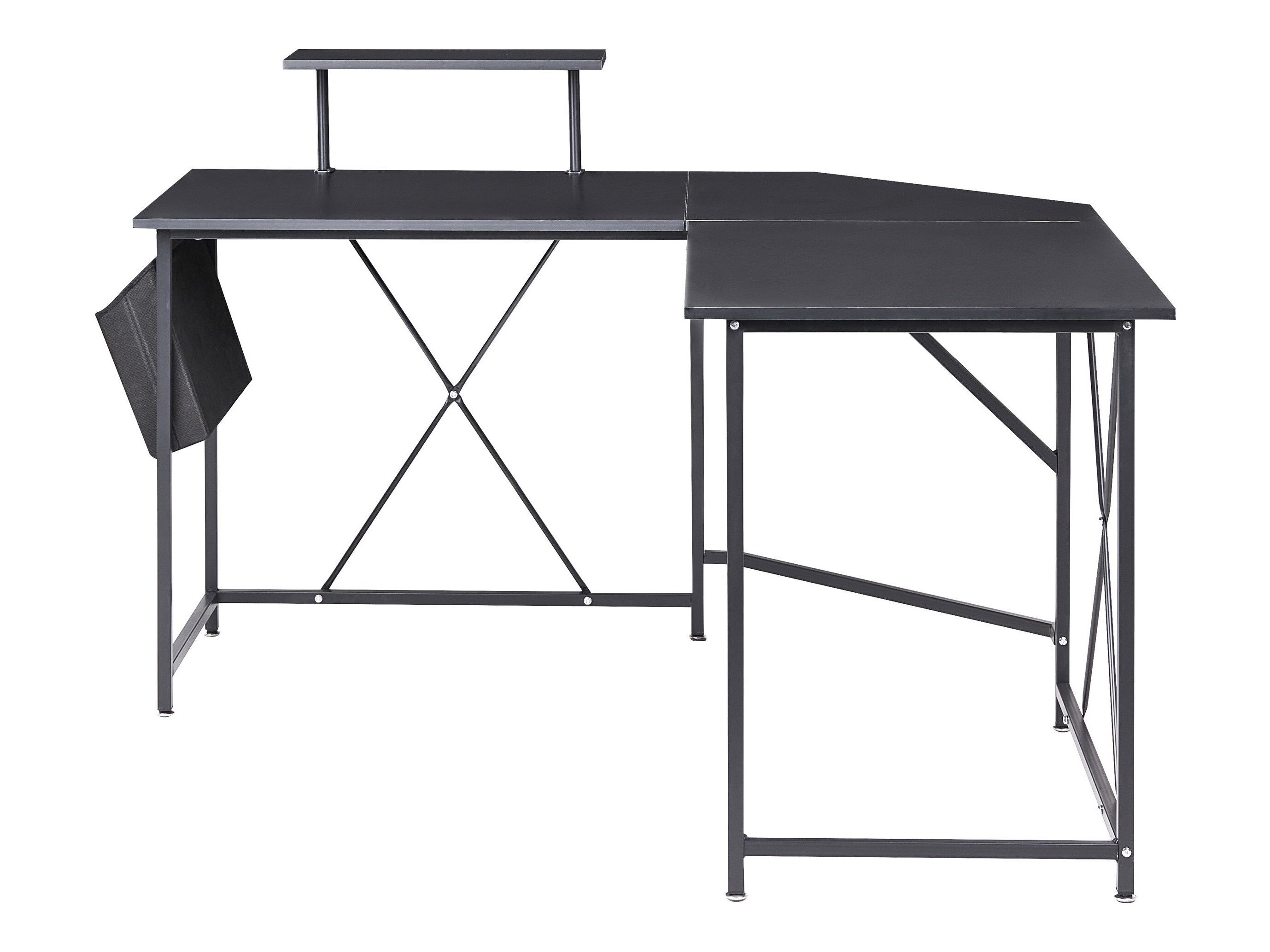 Stūra rakstāmgalds Berwyn 3218 (Melns)