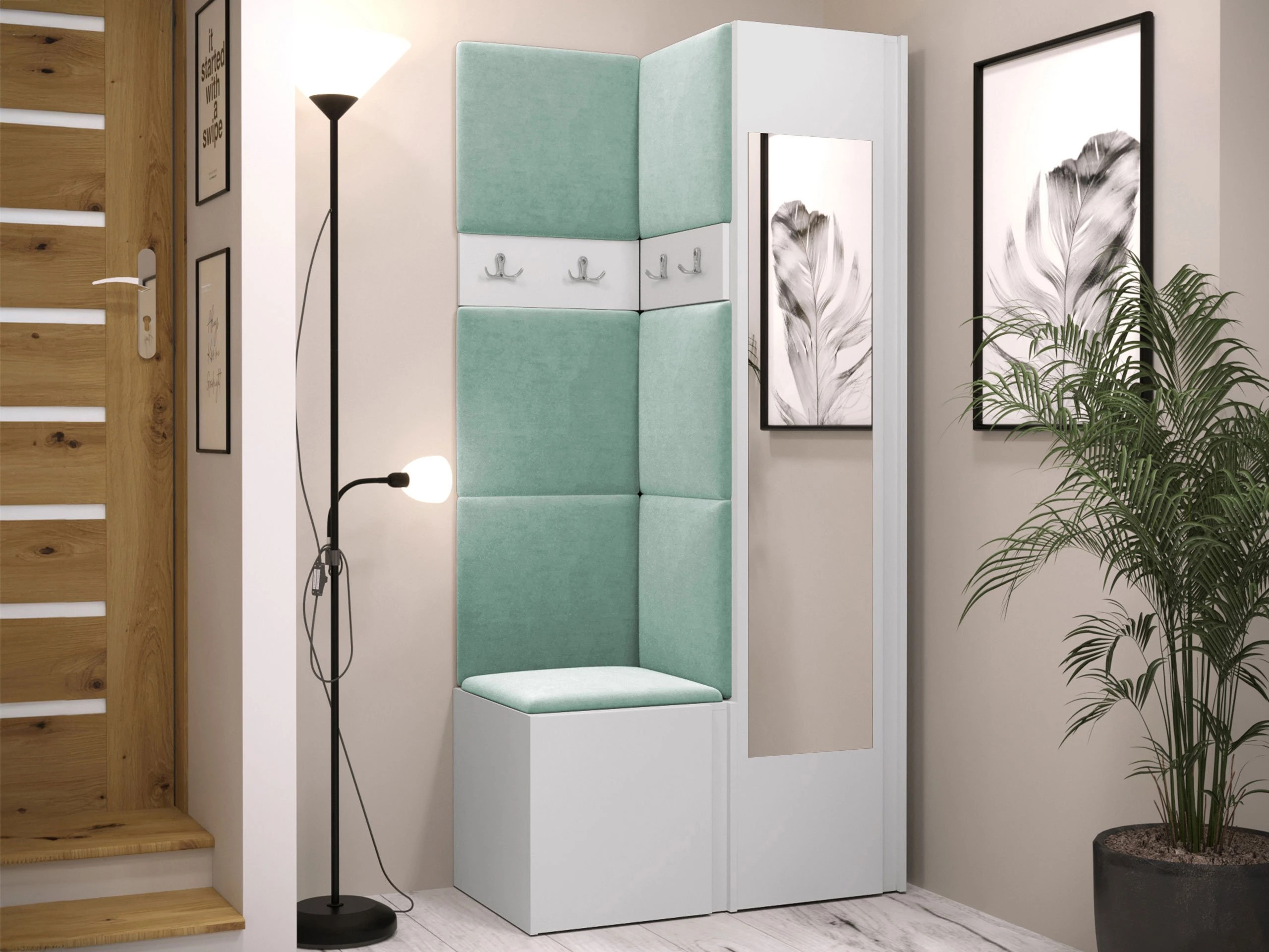 Priekšnama komplekts Hartford 354 (Balts)