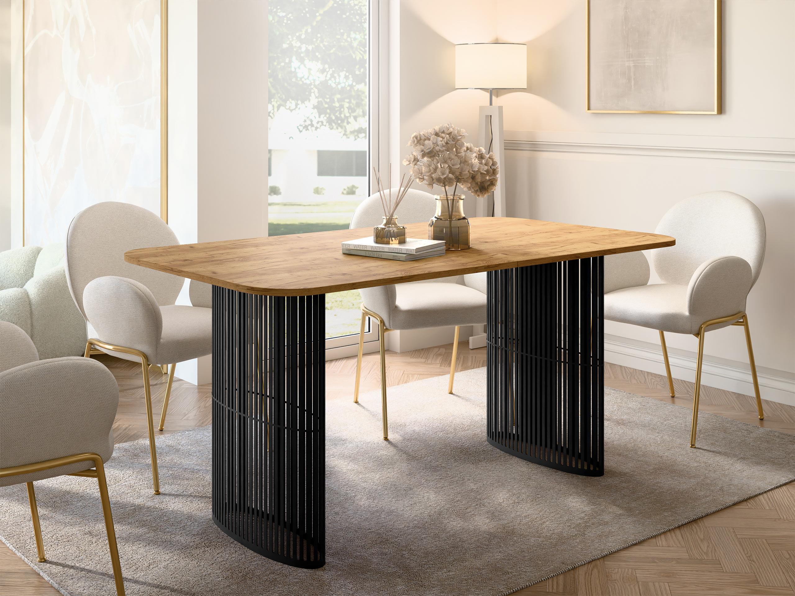 Galds Oswego 163 (Amatniecības zelta ozols)