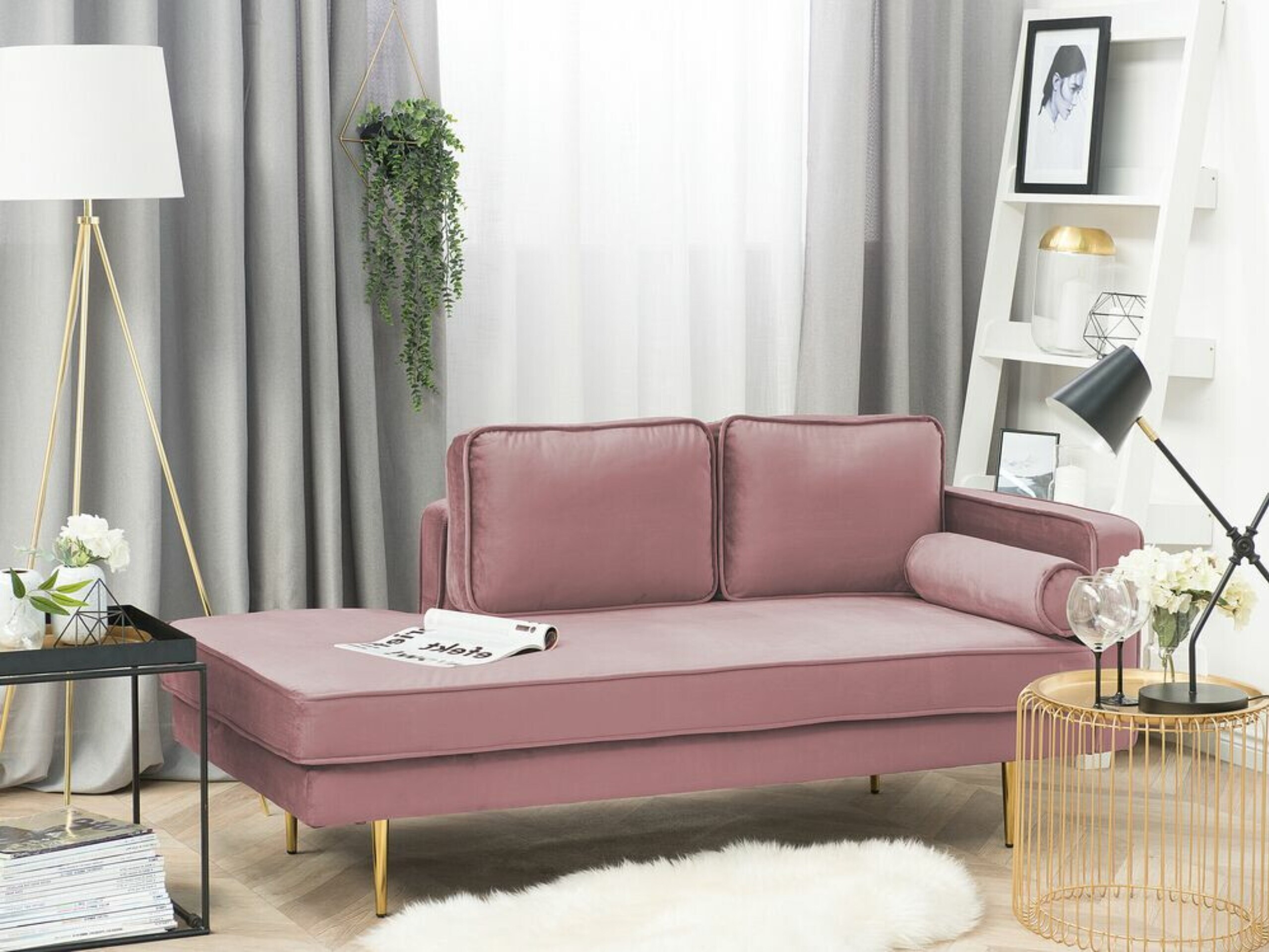 Kušete Berwyn 770 (Tumši rozā)