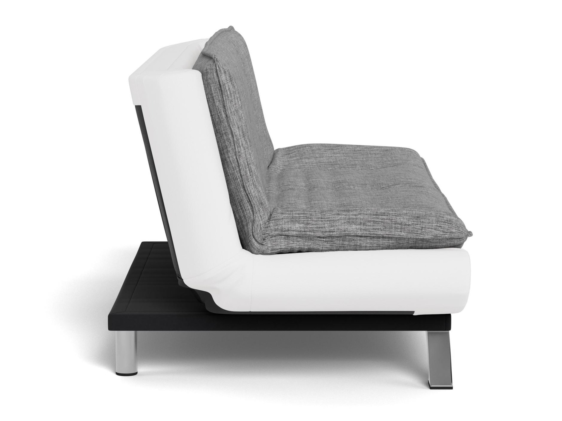 Dīvāns gulta Norsica 228 (Balts + Gaiši pelēks)