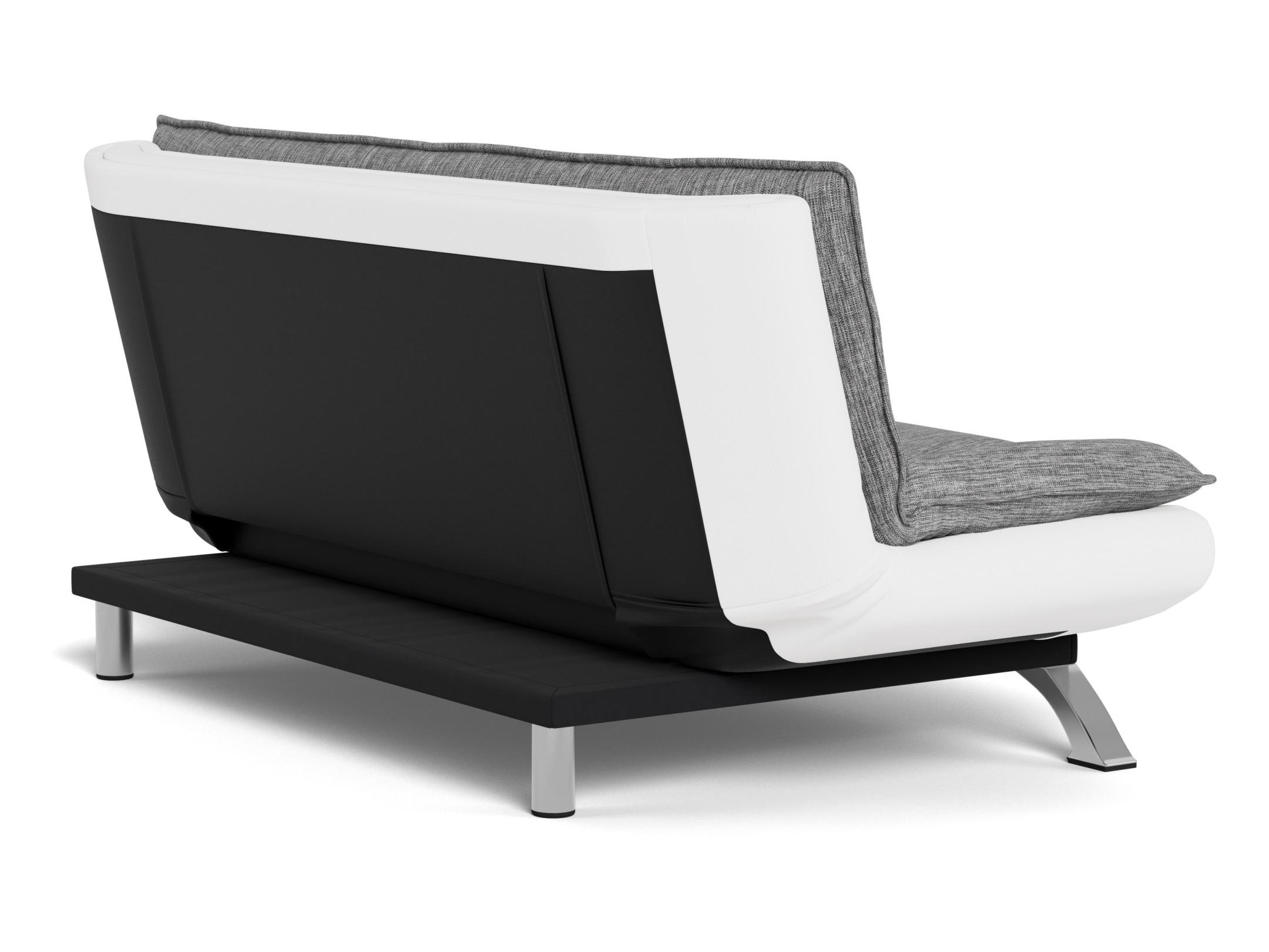 Dīvāns gulta Norsica 228 (Balts + Gaiši pelēks)