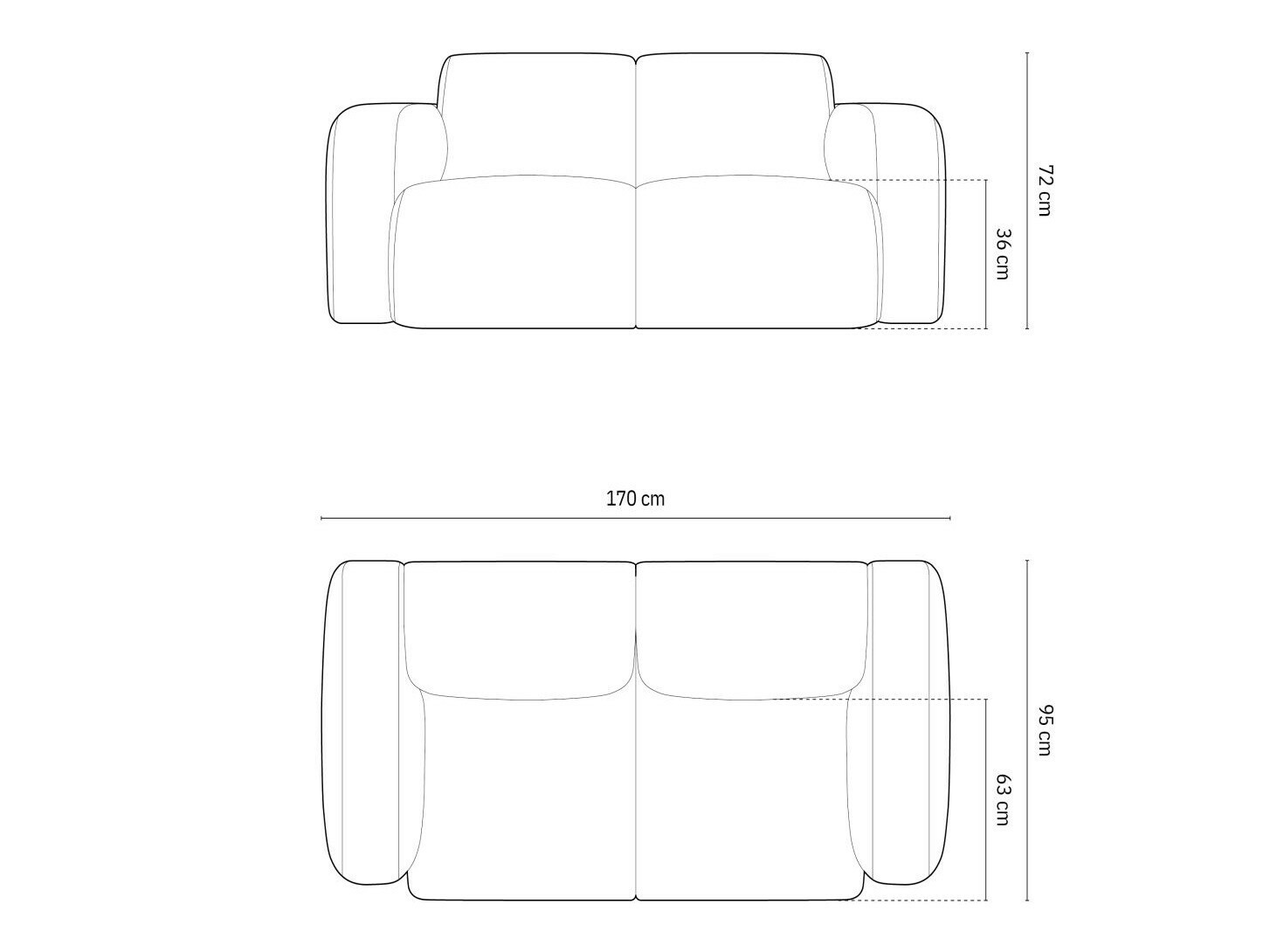Dīvāns Romtoru 100 (Casino Deep Blue)