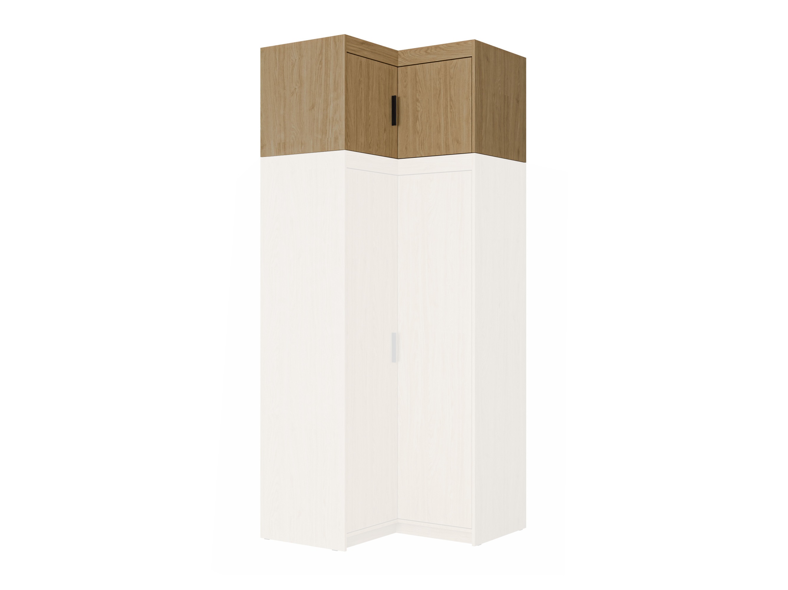 Stūra skapis Novduni 118 (Ozols)