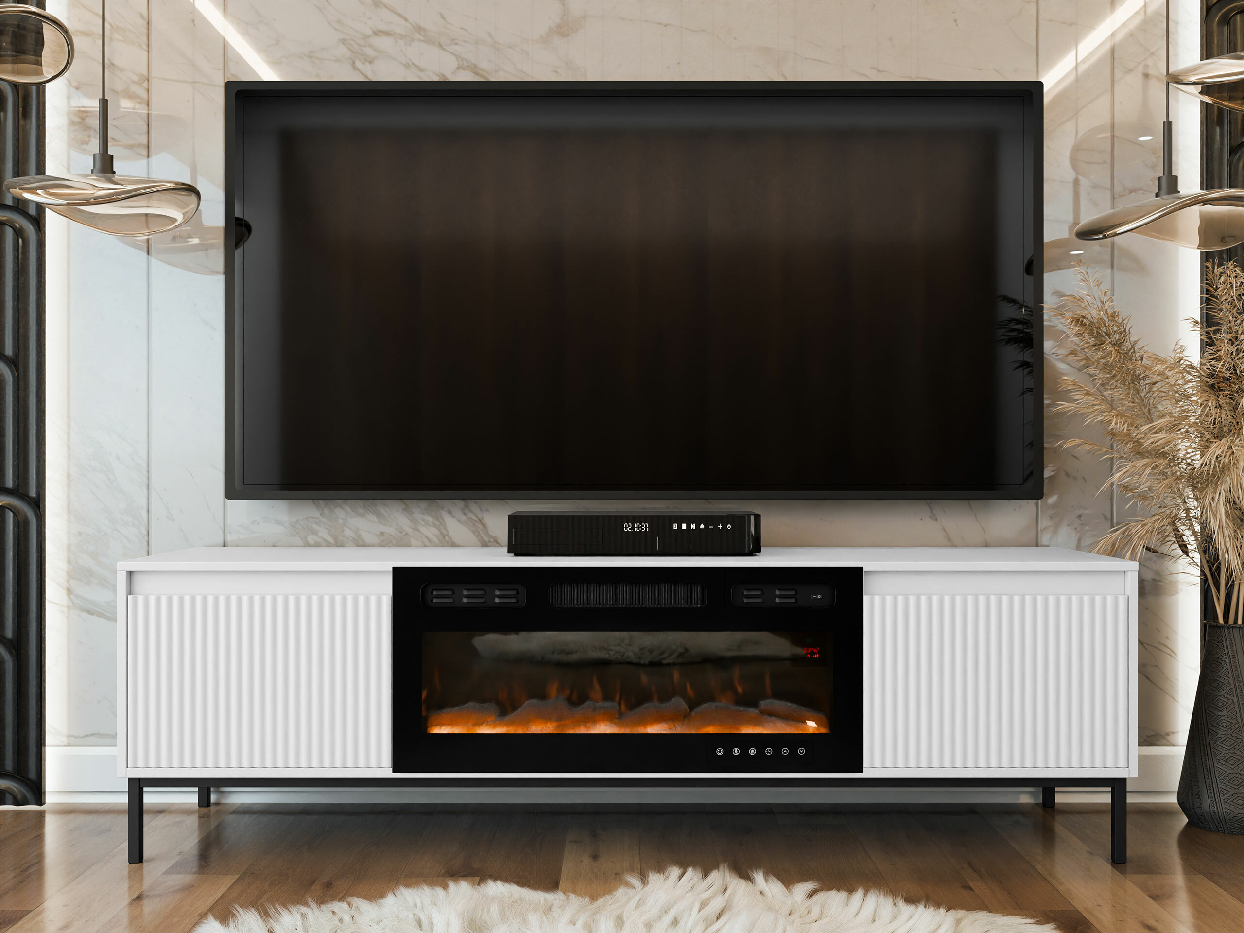 TV galds Comfivo Delruva III (Balts)