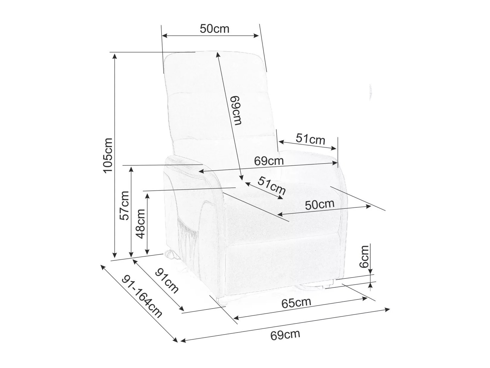 Krēsls reglainer SV3119