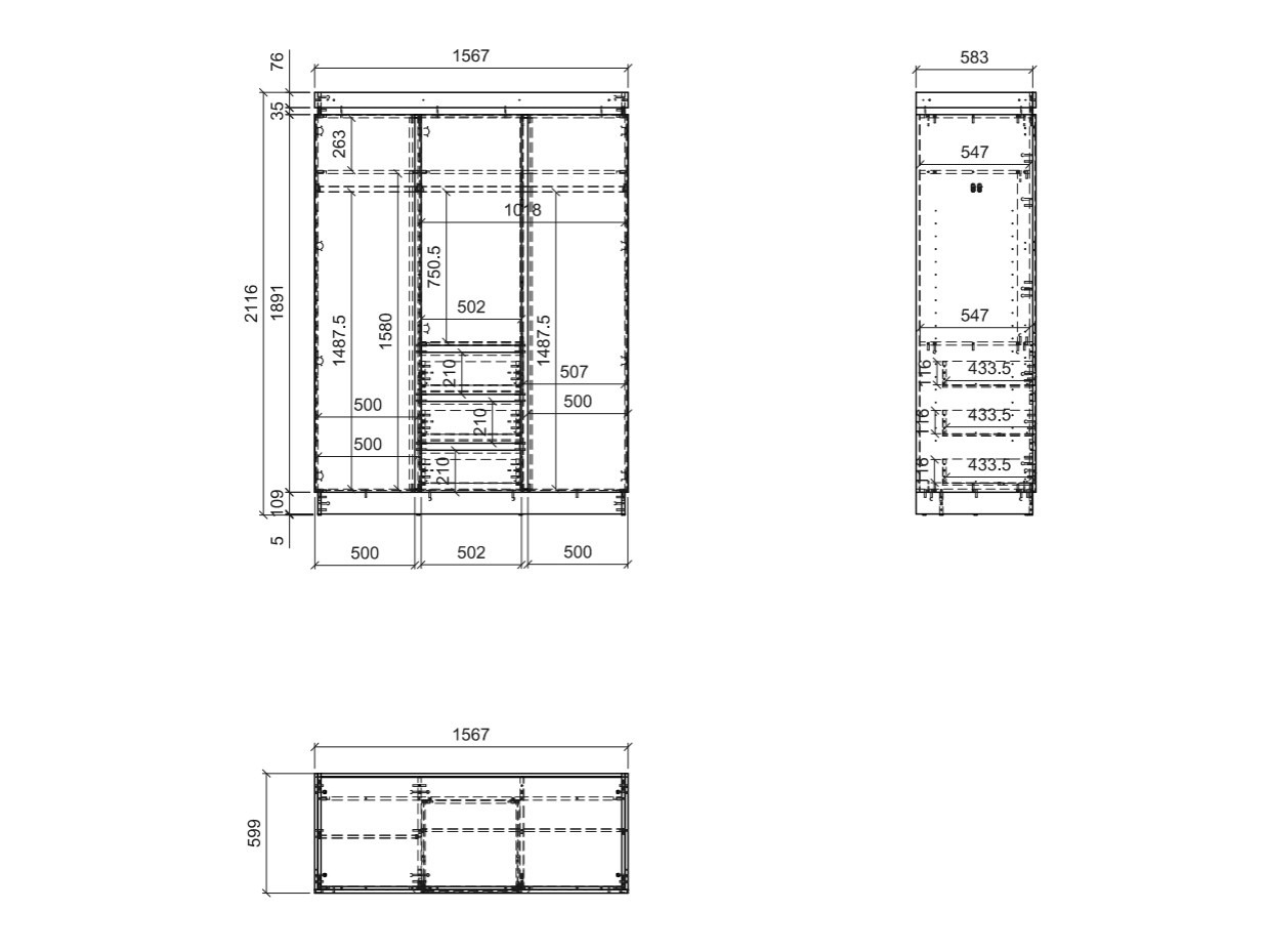 Guļamistabas komplekts Numeri 125