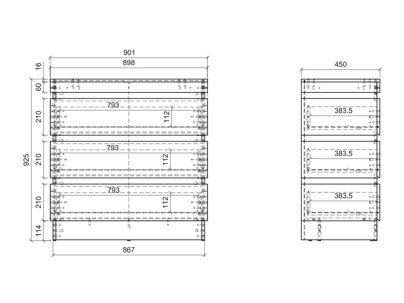 Guļamistabas komplekts Numeri 125