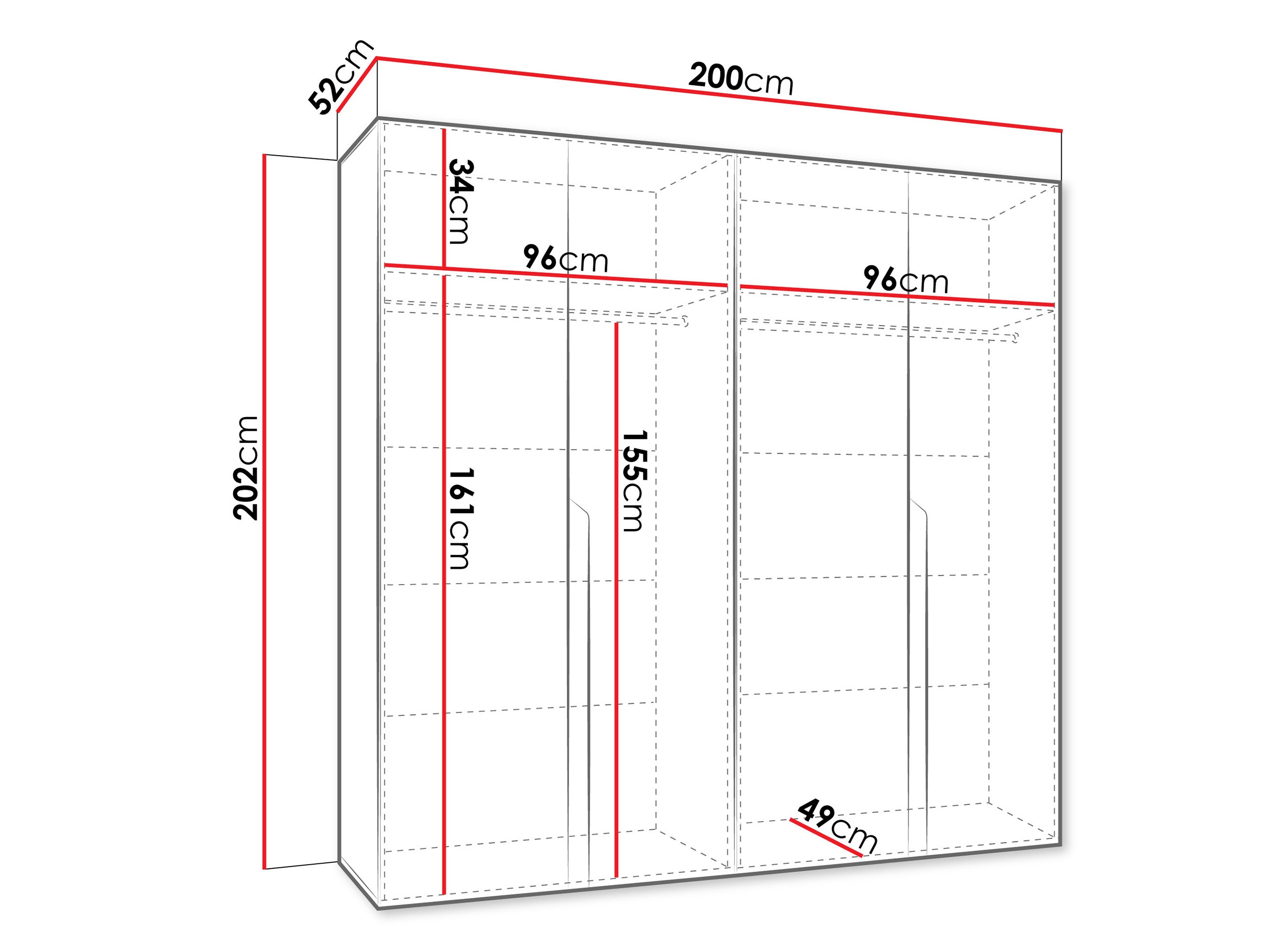 Skapis Hartford 581 (Balts)
