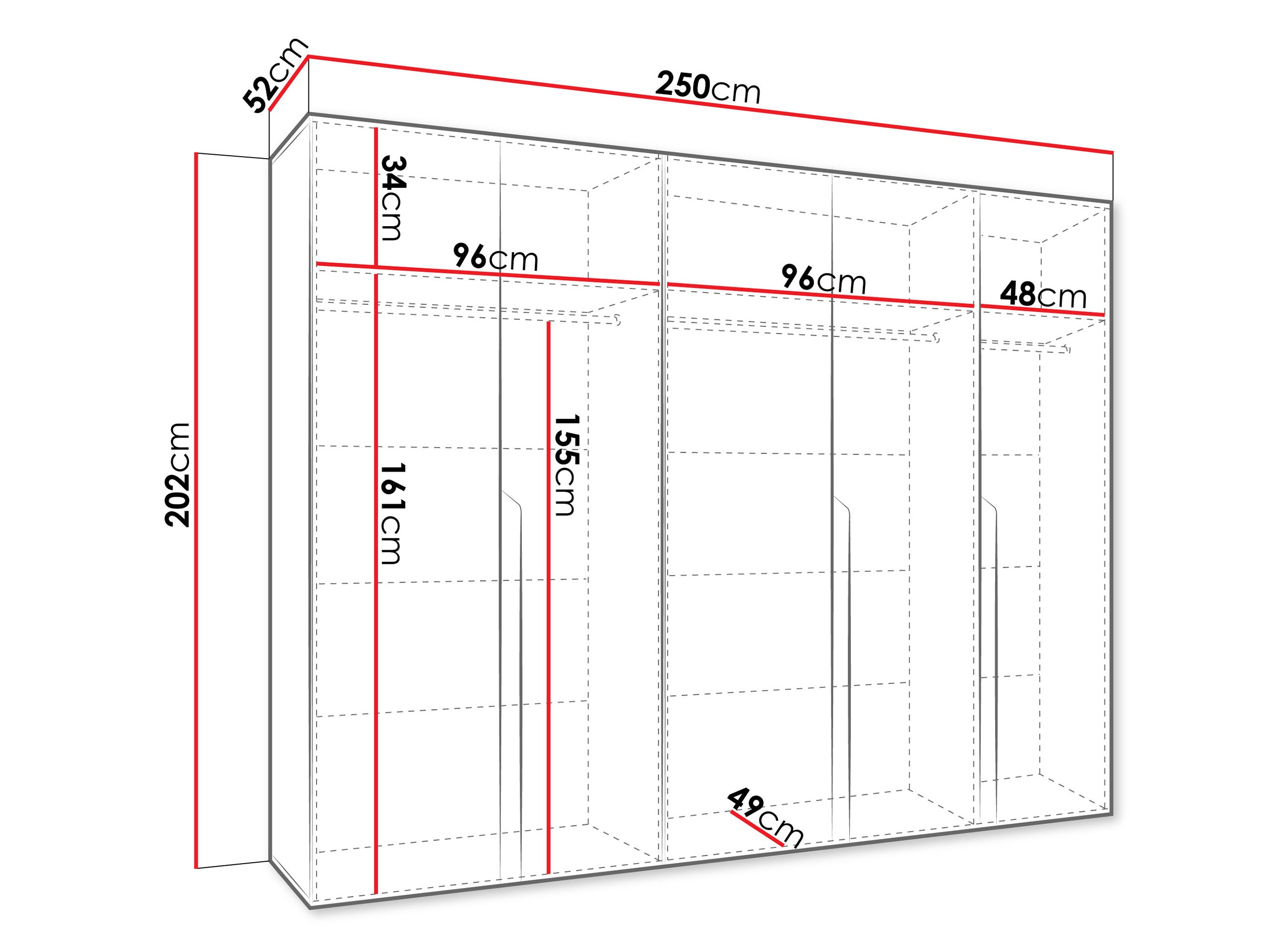 Skapis Hartford 582 (Balts)