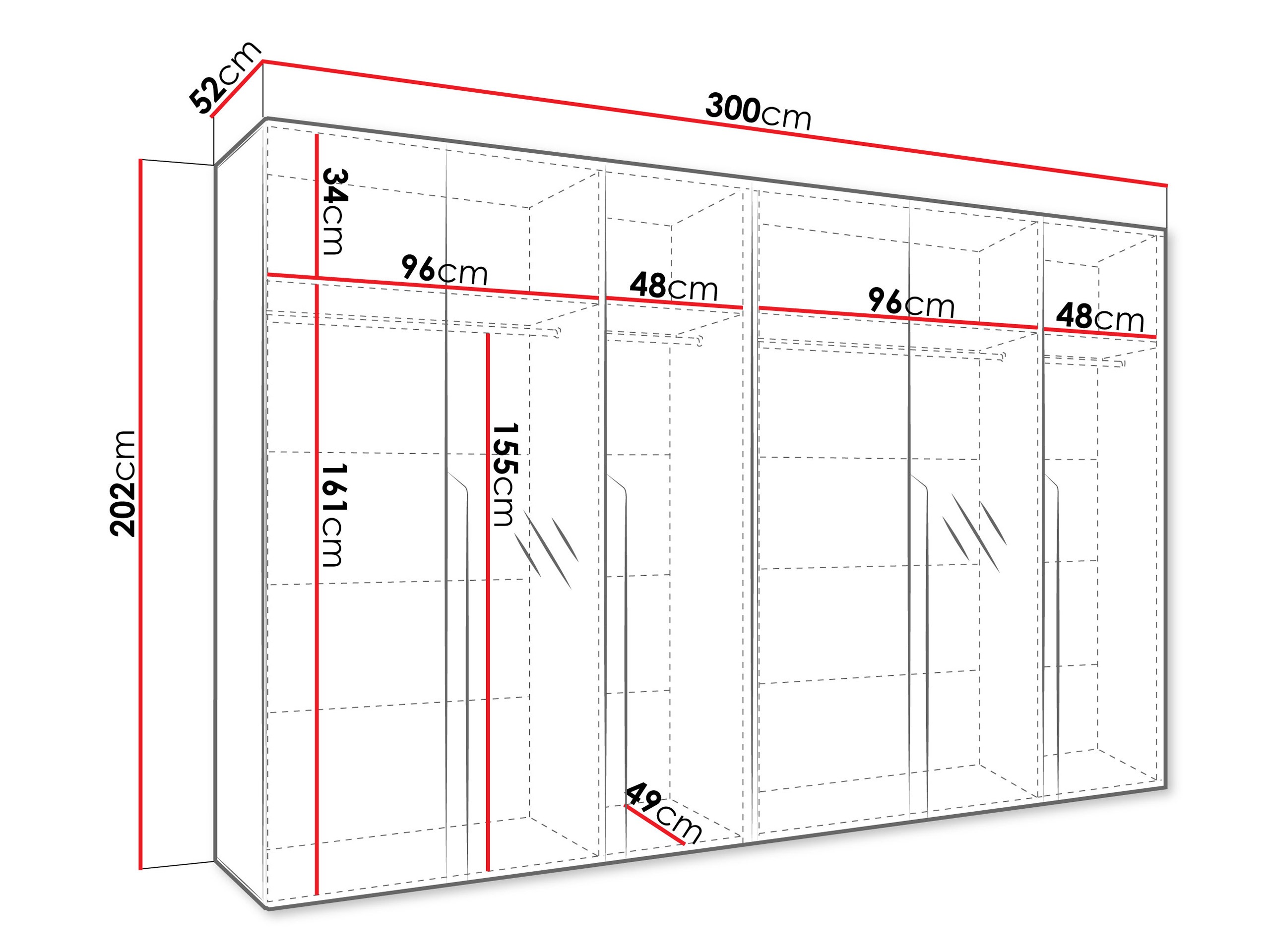 Skapis Hartford 588 (Balts)
