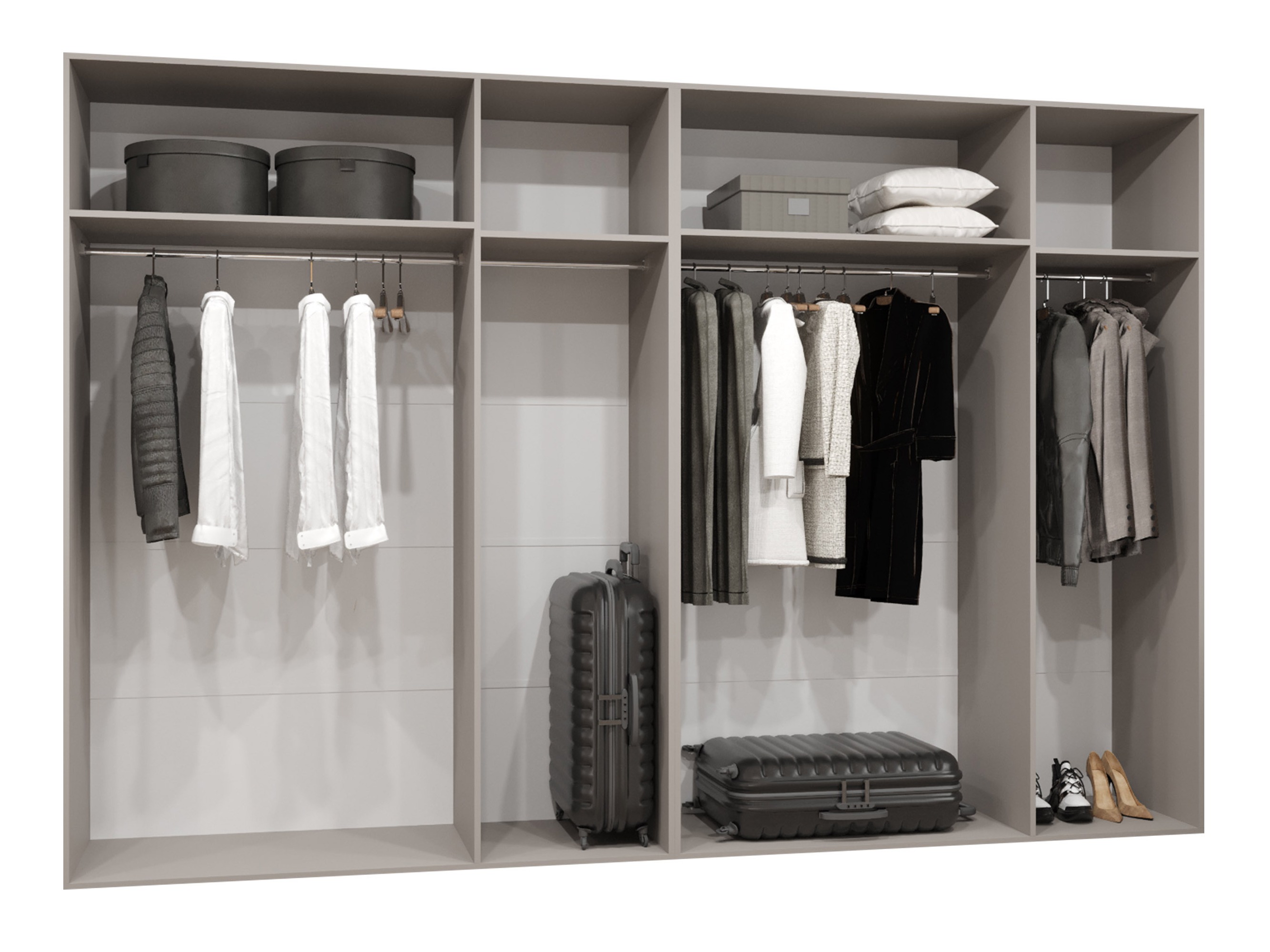 Skapis Hartford 588 (Melns)
