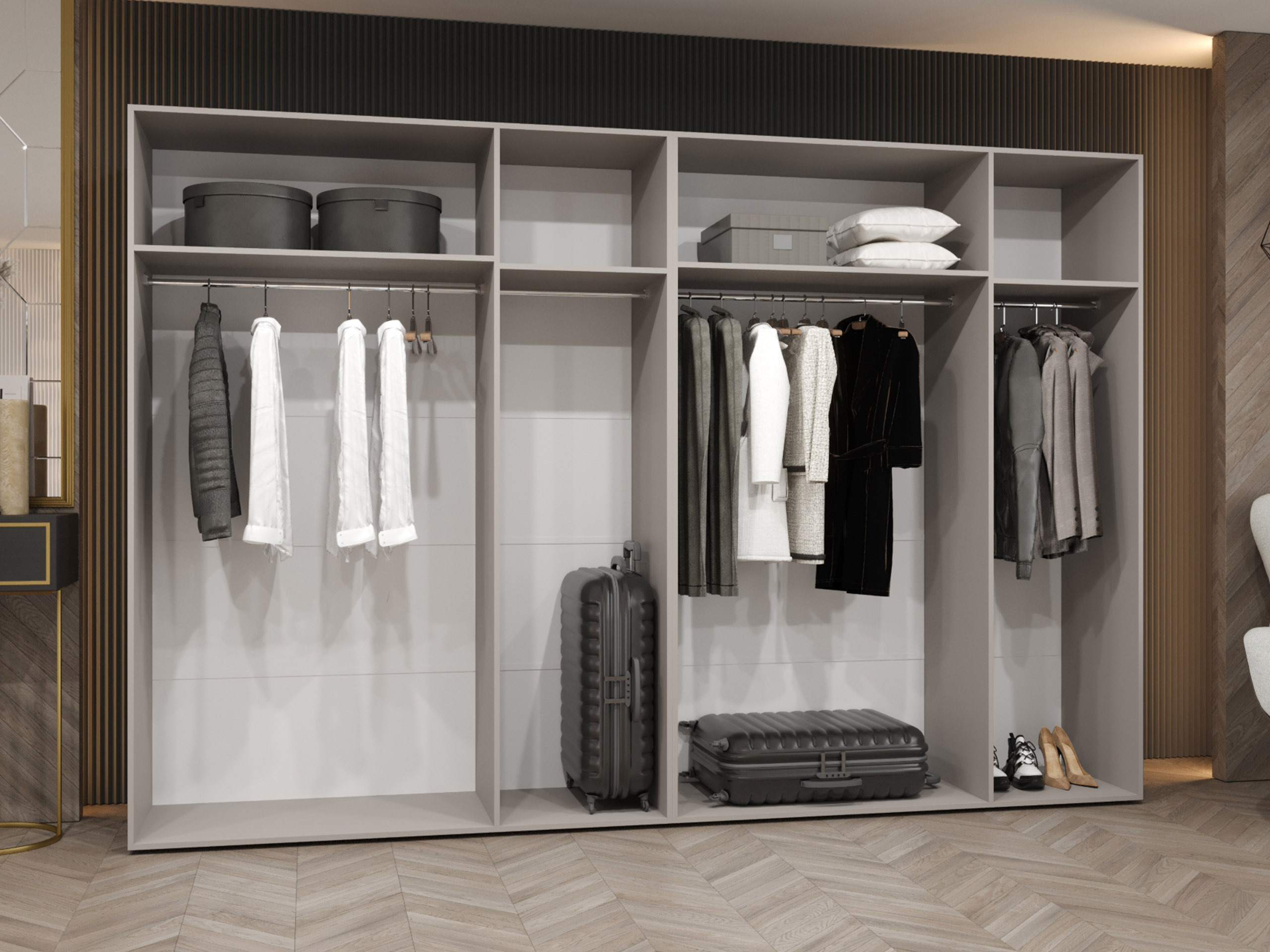 Skapis Hartford 588 (Melns)