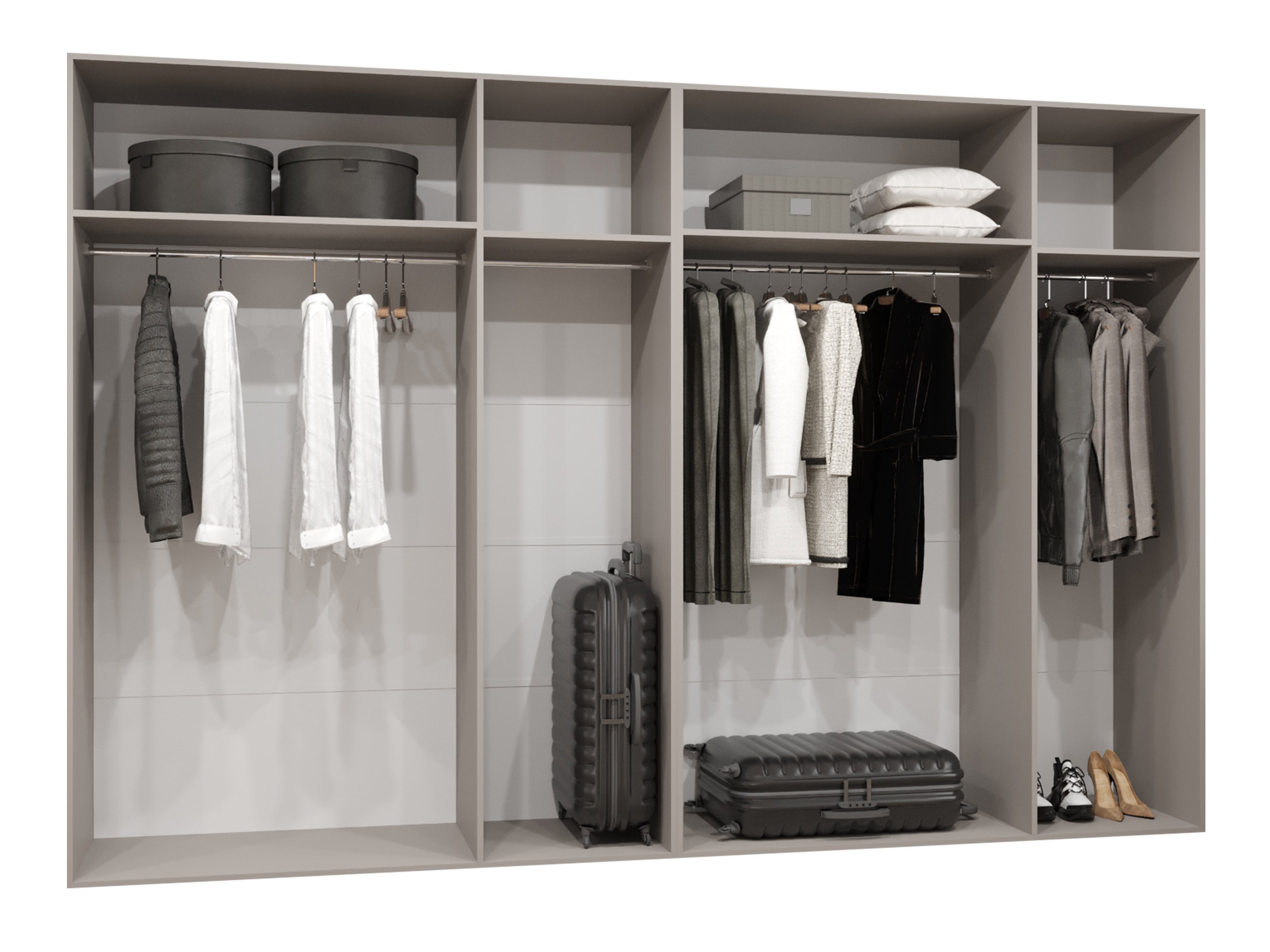 Skapis Hartford 588 (Melns)