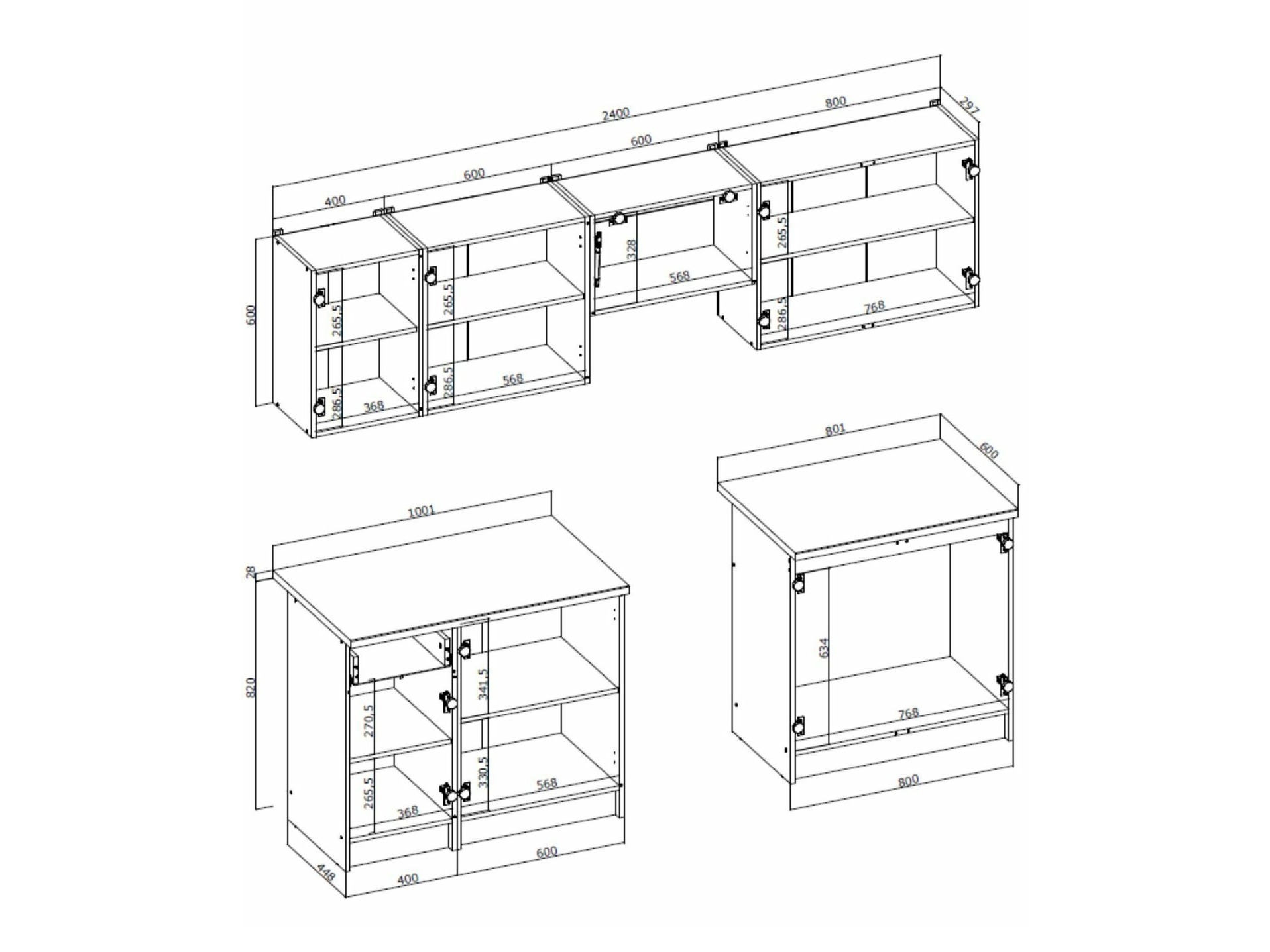 Virtuves komplekts Houston 1721