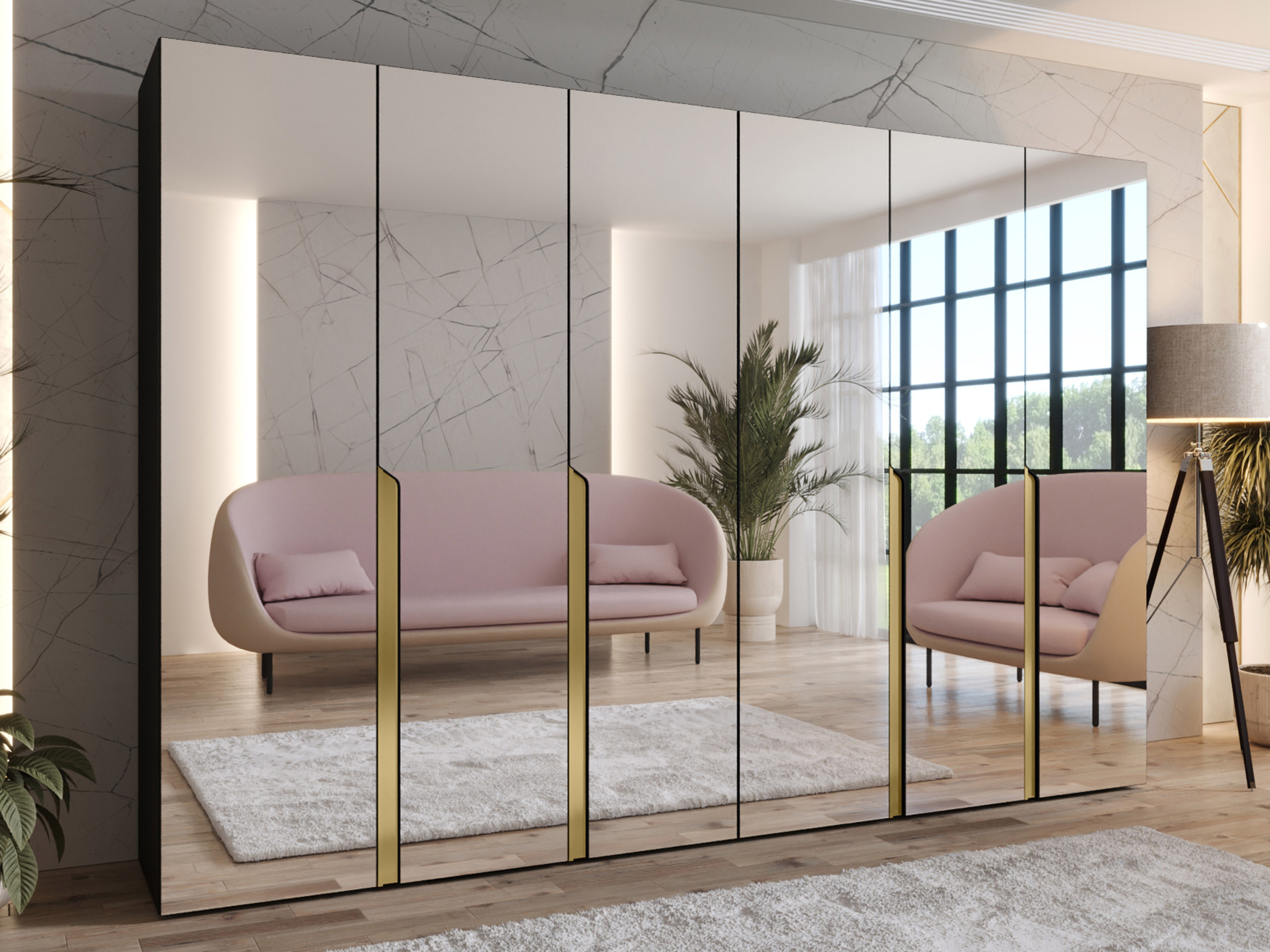 Skapis Hartford 593 (Melns)