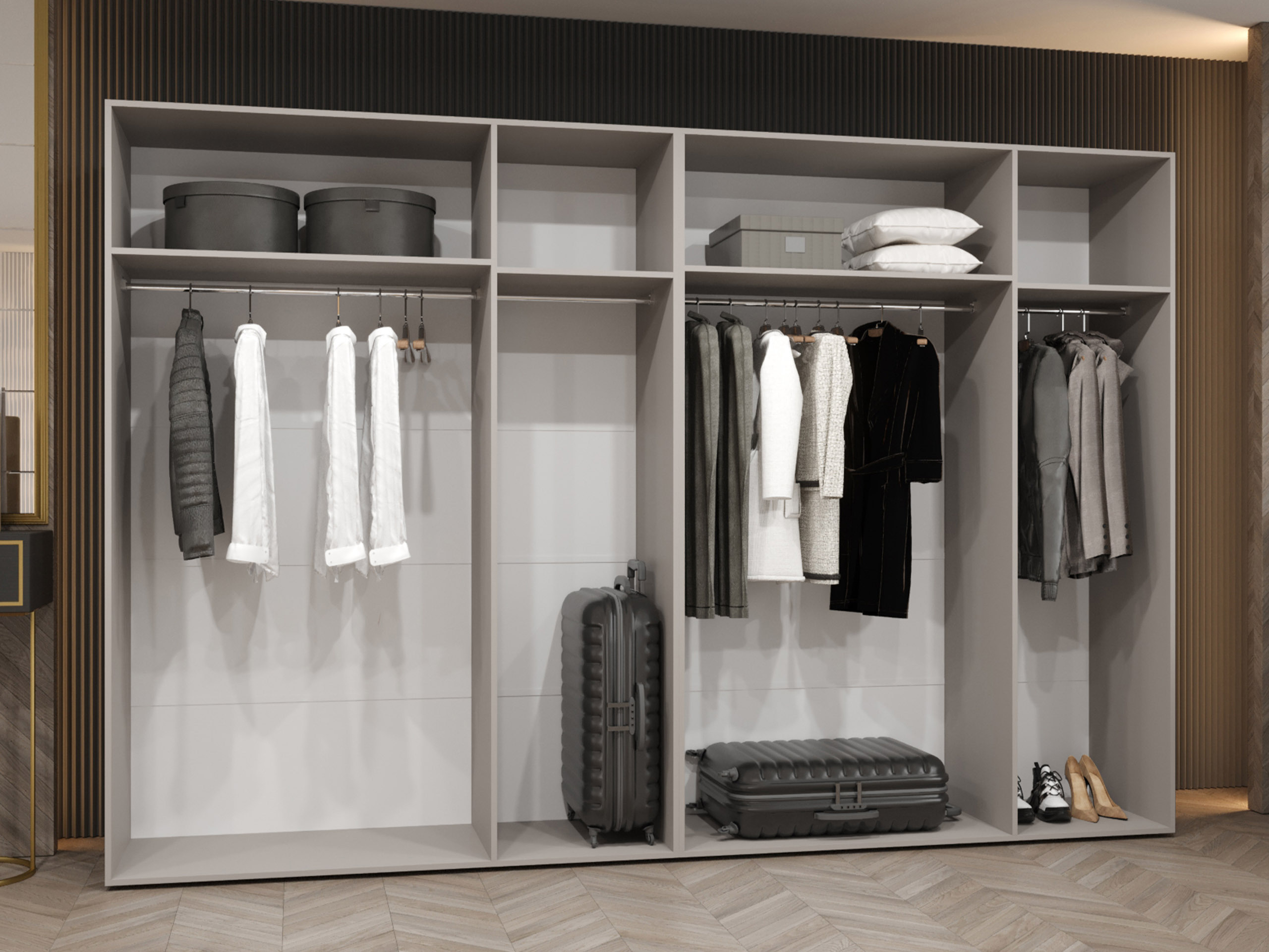 Skapis Hartford 593 (Melns)