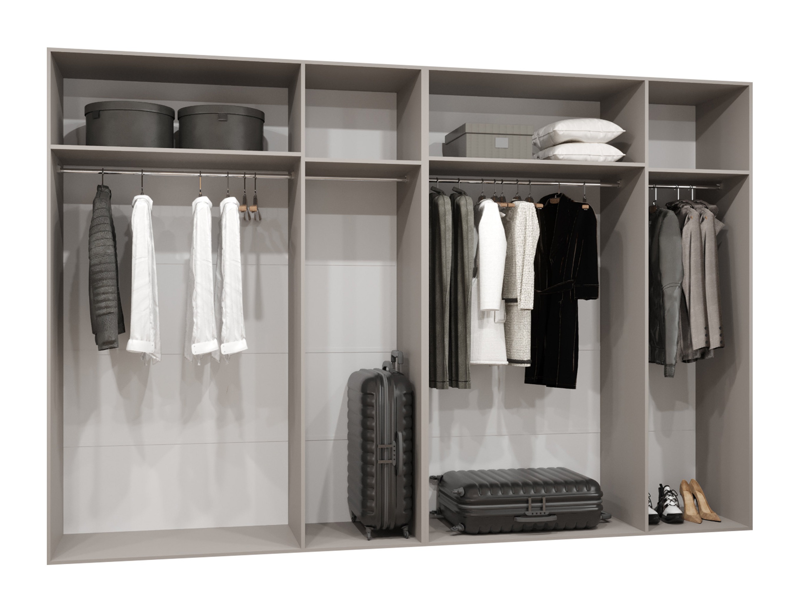 Skapis Hartford 593 (Melns)