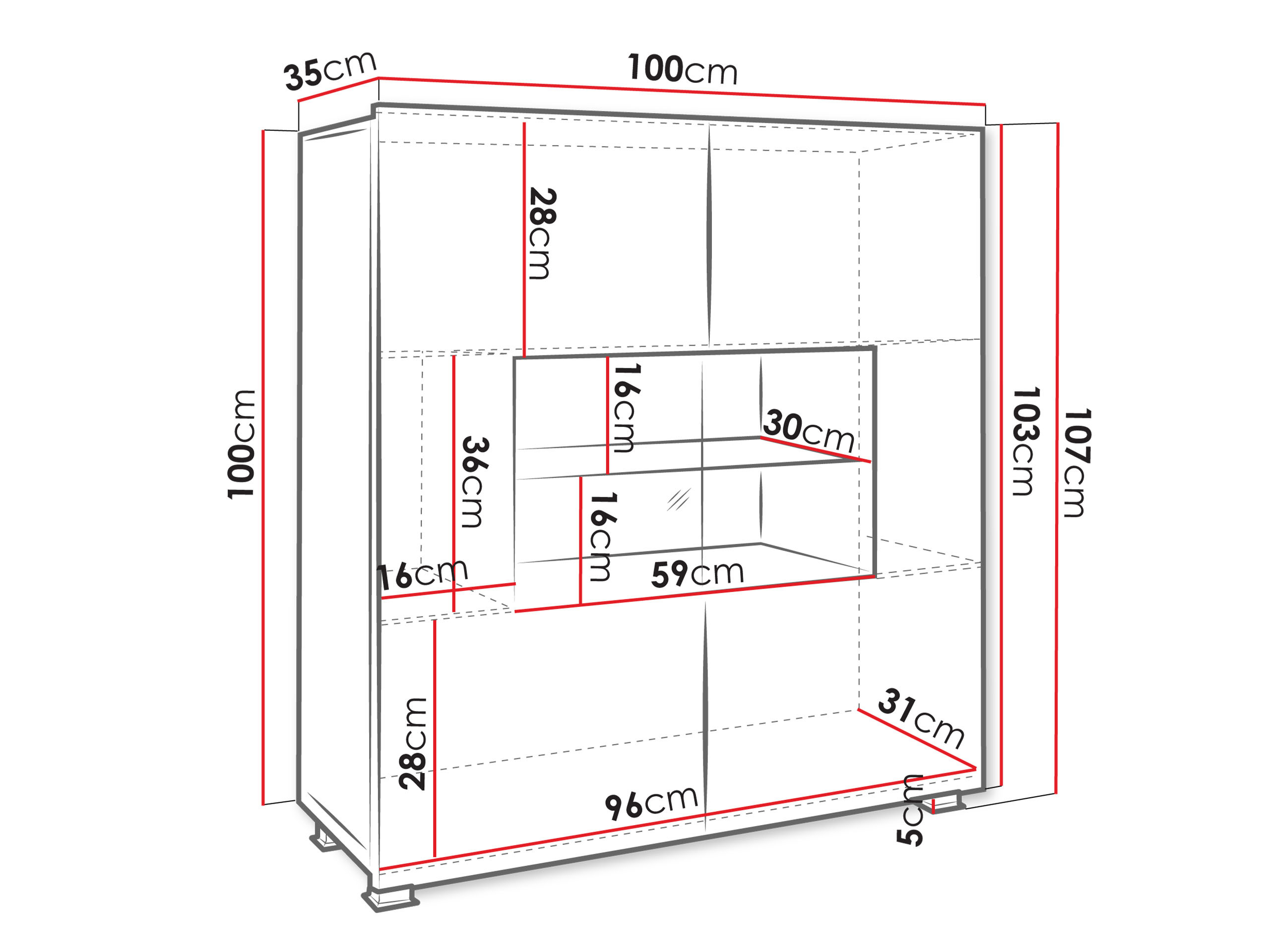 Skapis Tivdalu 100 (Kašmirs)