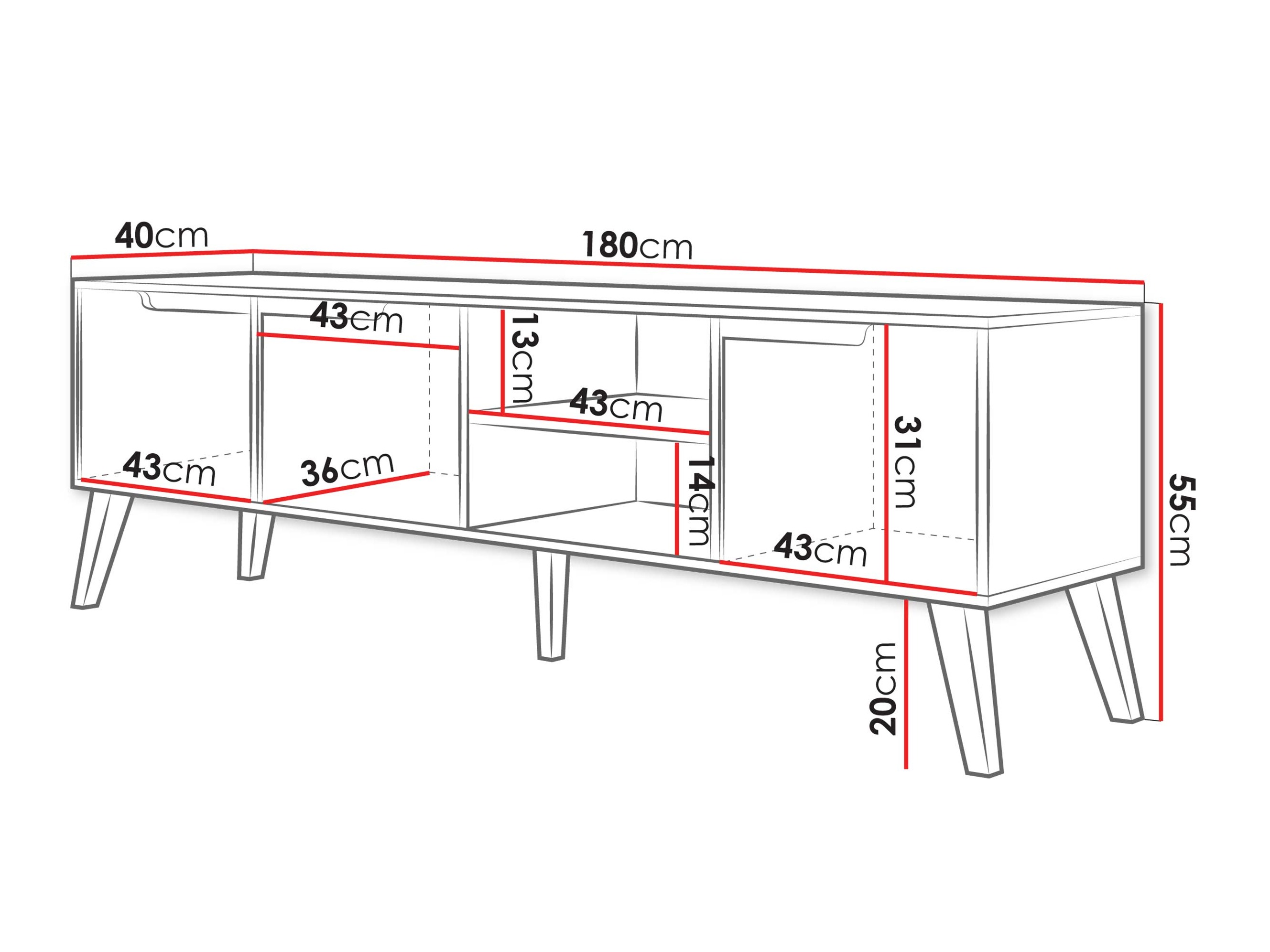 TV galds Otis II (Kašmirs)