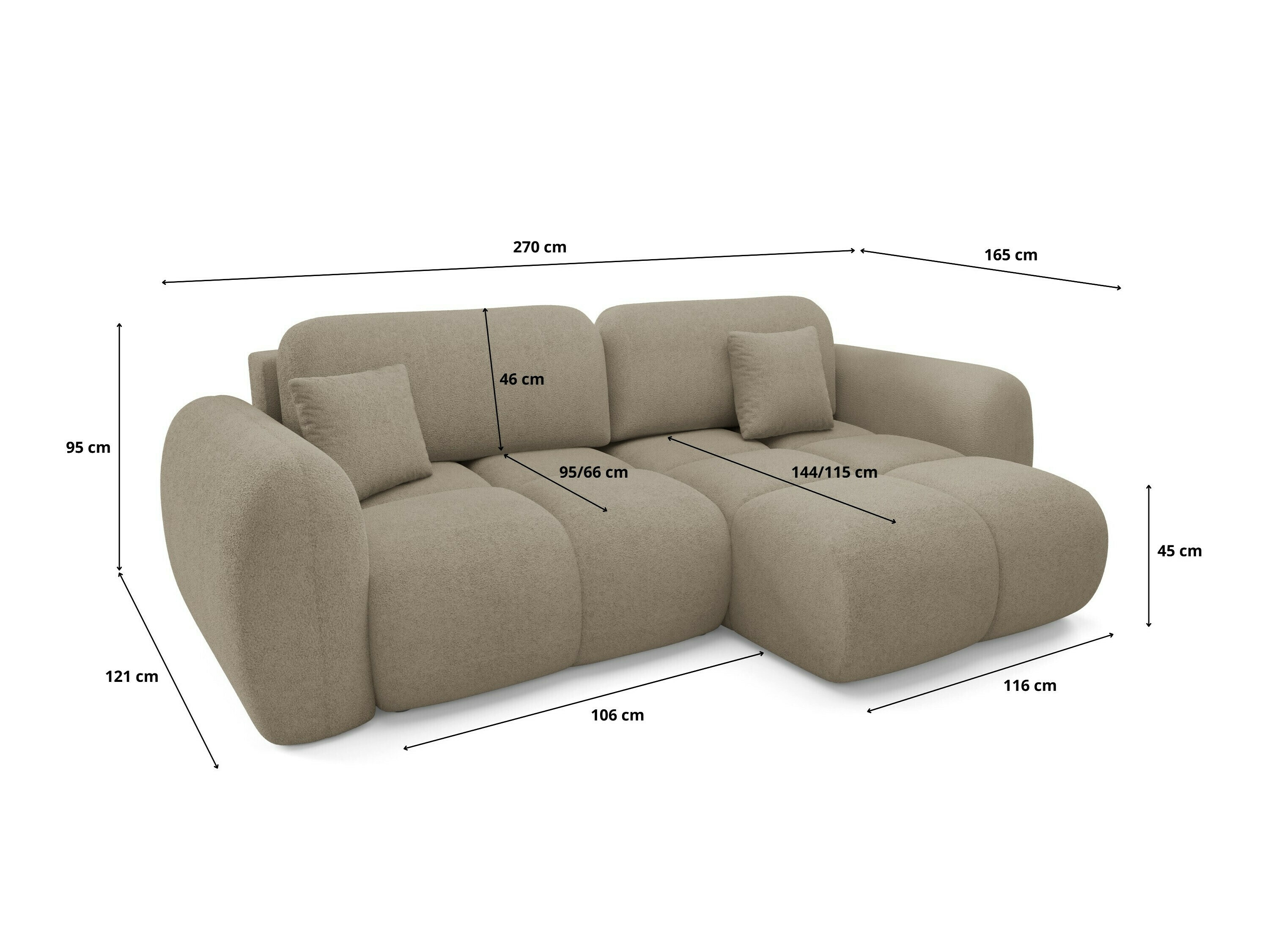 Stūra dīvāns Franklin 211 (Quelle 38)