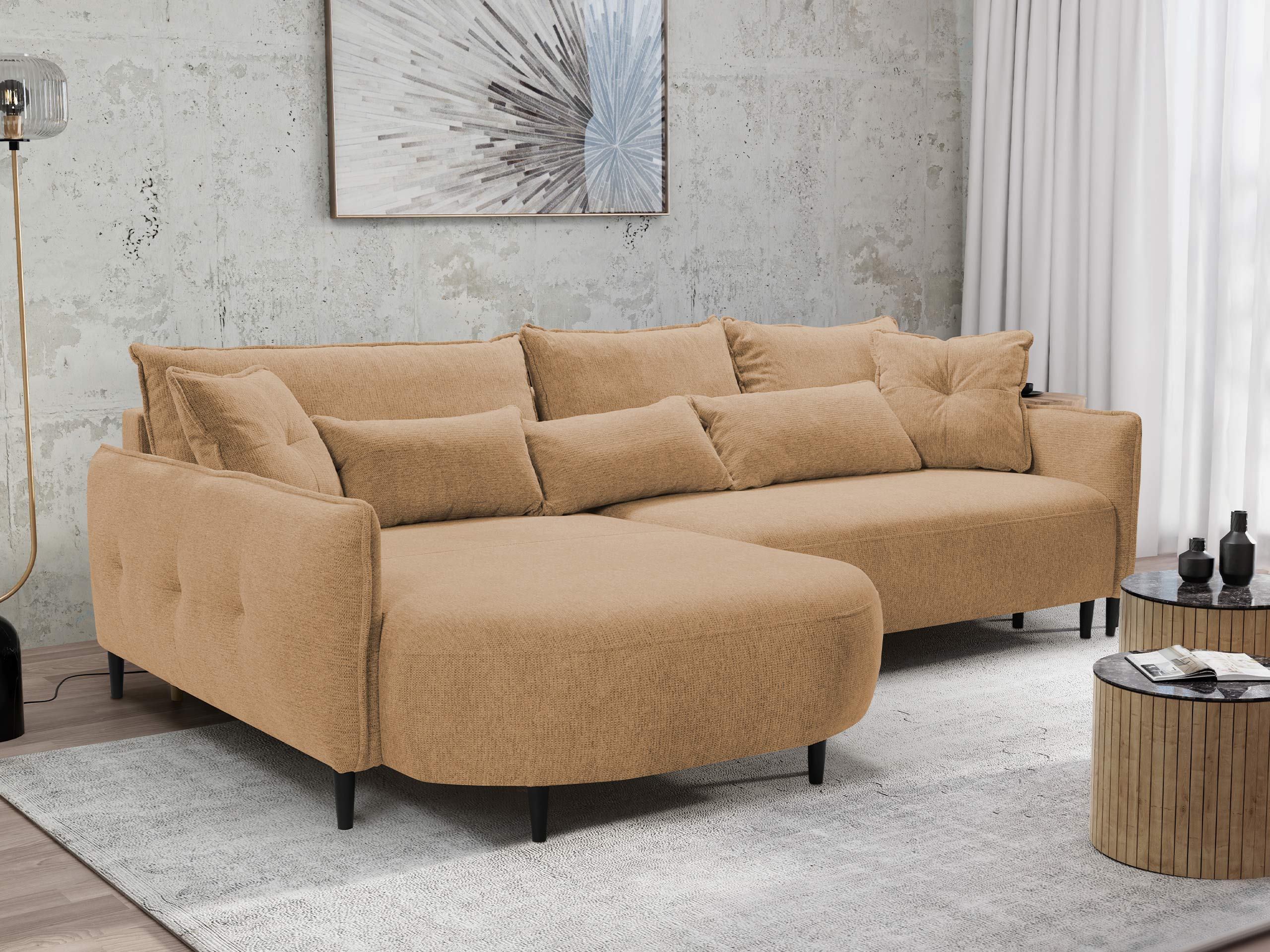 Stūra dīvāns TrendyNest Prunal (Glow 07)