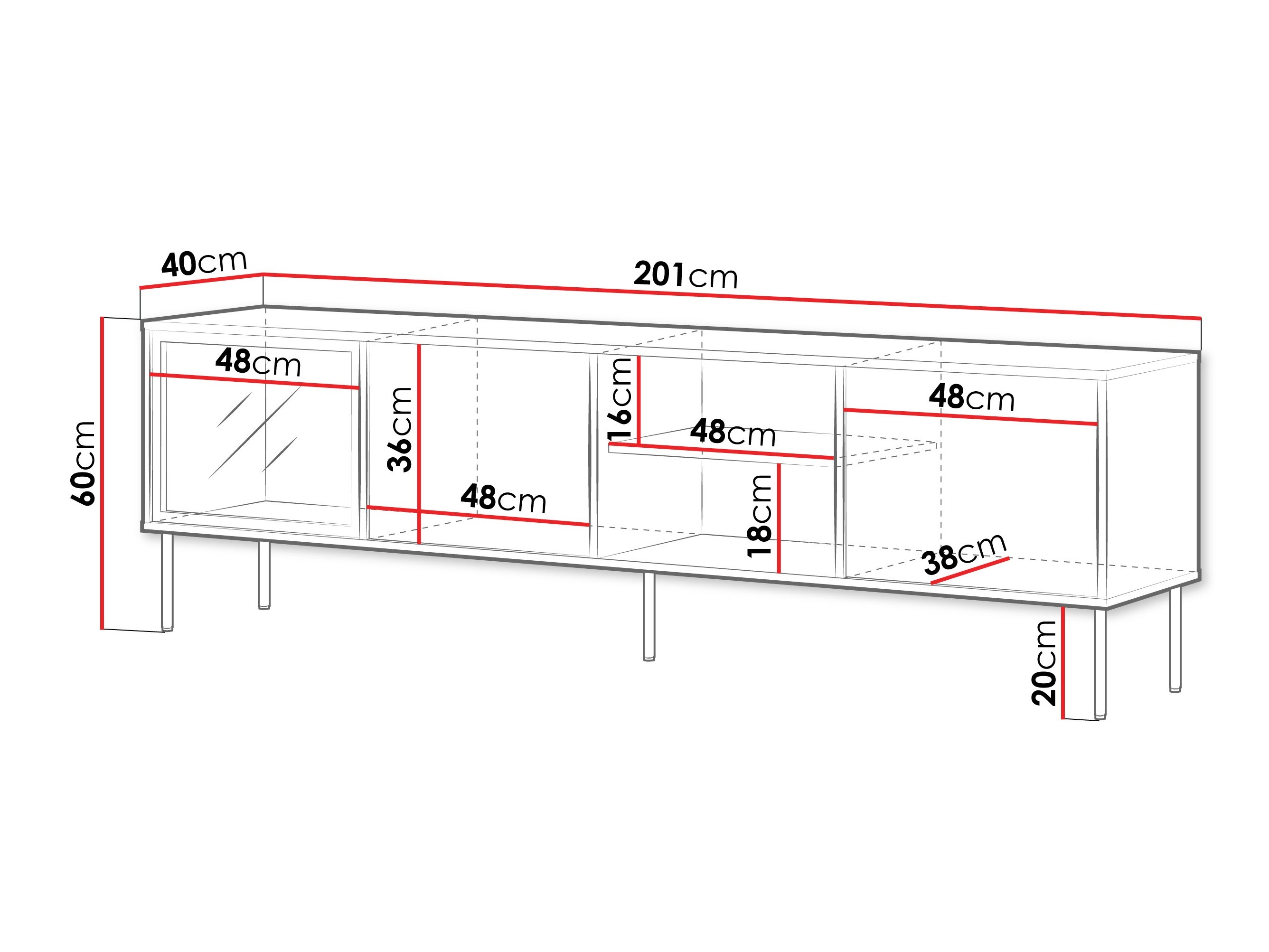 TV galds Merevai 103 (Kašmirs)