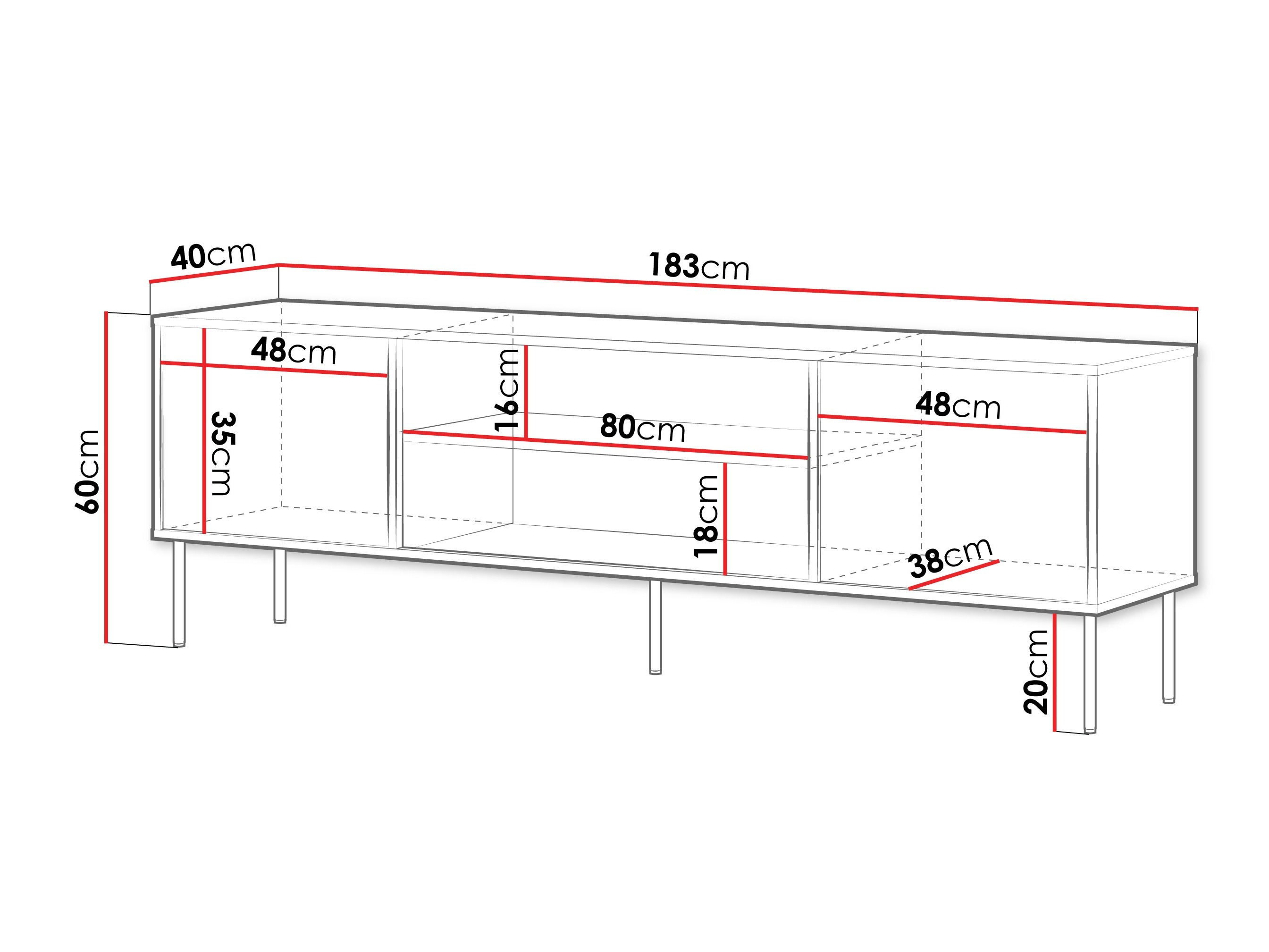 TV galds Merevai 104 (Kašmirs)