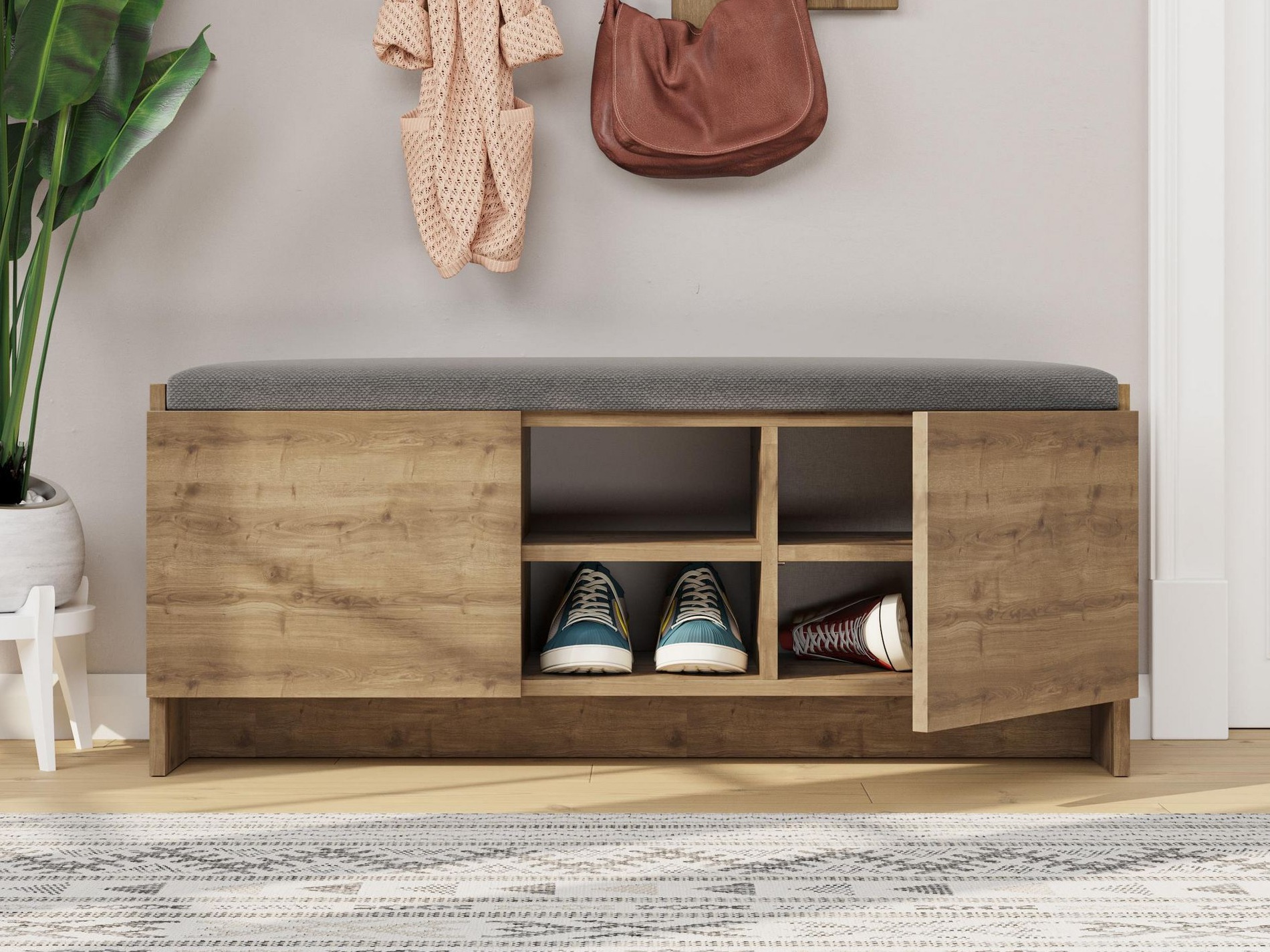 Apavu plaukts Kailua 1047 (Tumšs ozols)