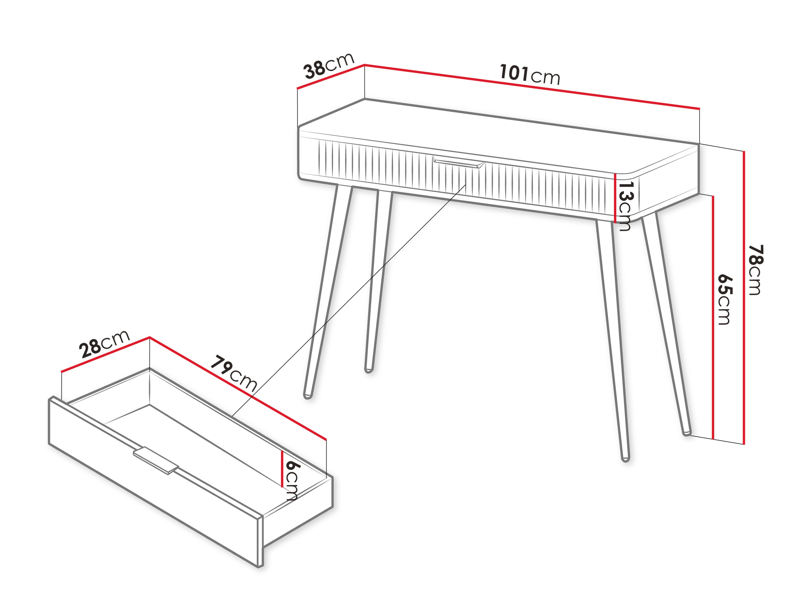Konsole Lectum (Bēšs)