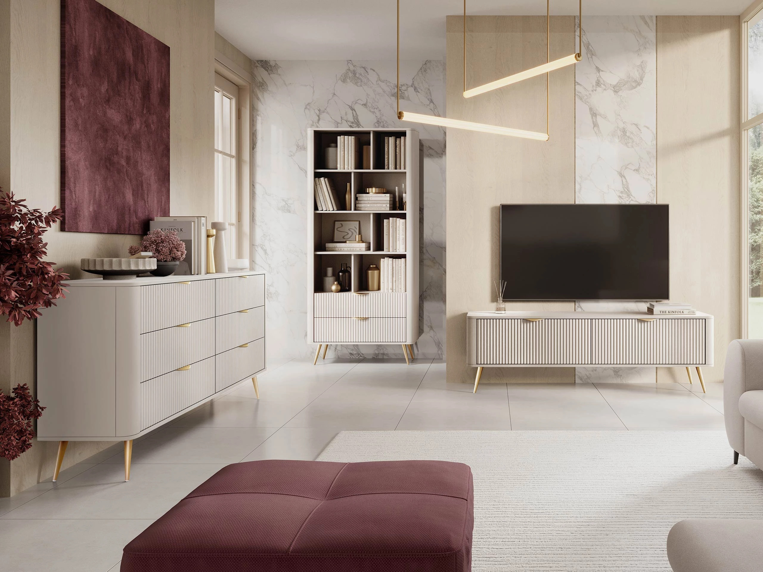 TV galds Ioca (Bēšs)