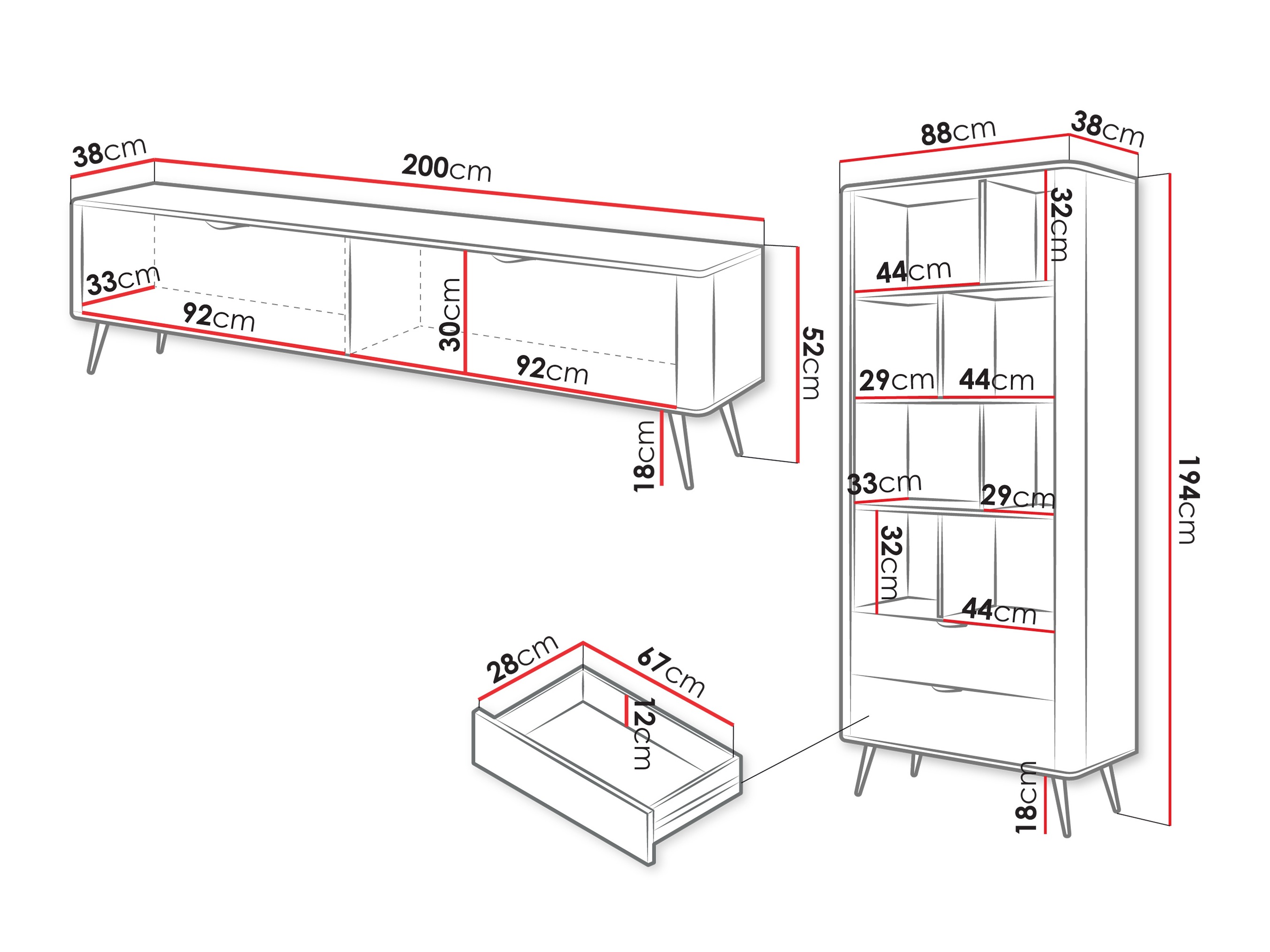 Viesistabas komplekts Ioca (Bēšs)