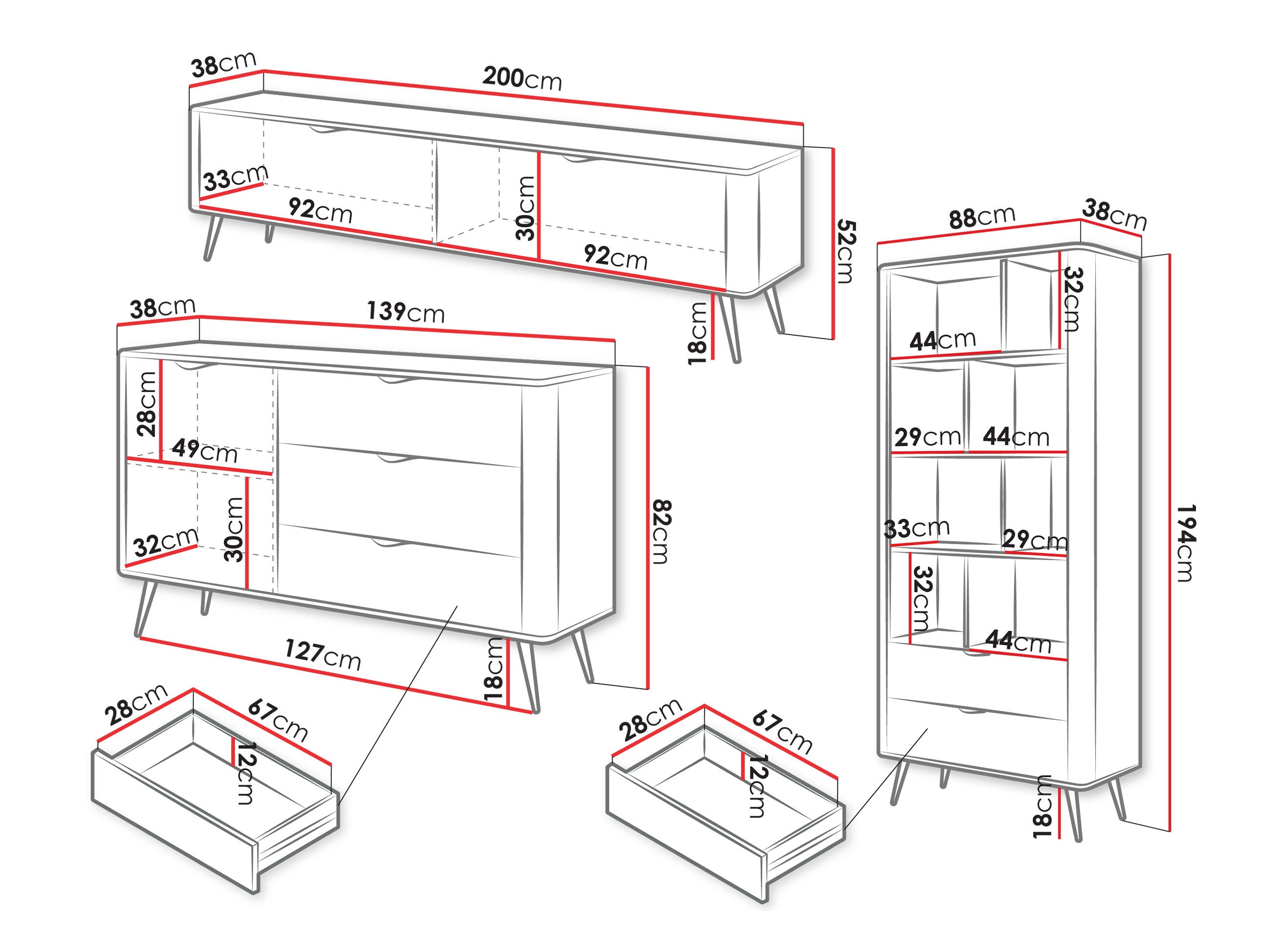 Viesistabas komplekts Ioca I (Bēšs)