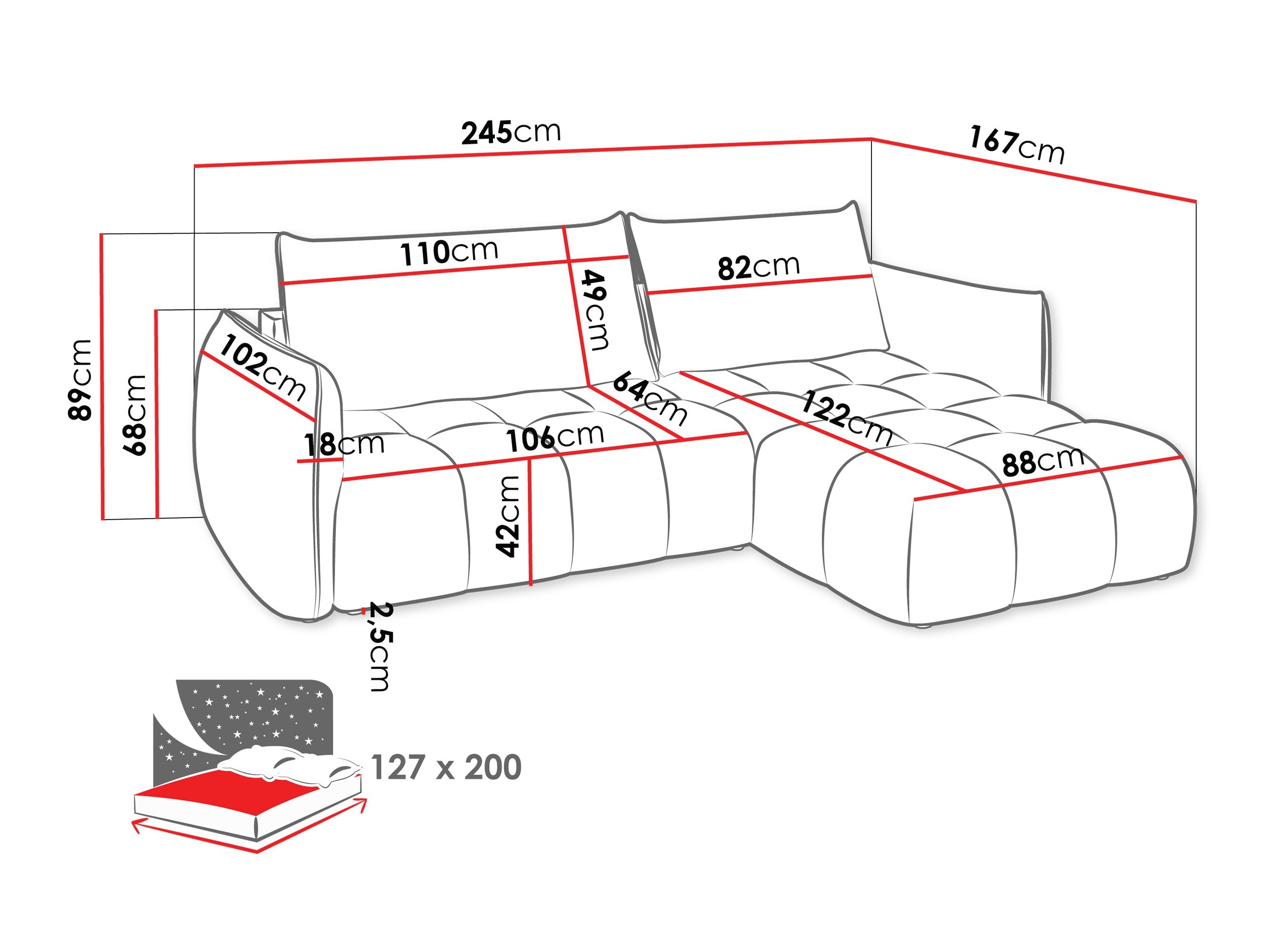 Stūra dīvāns Naturis (Lumo 55)