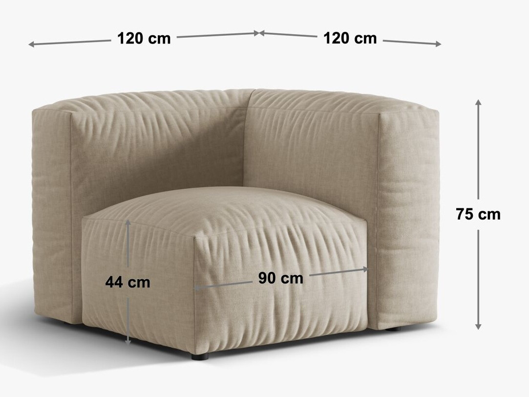 Moduļu krēsls Sorcoro 116 (Vogue 1)