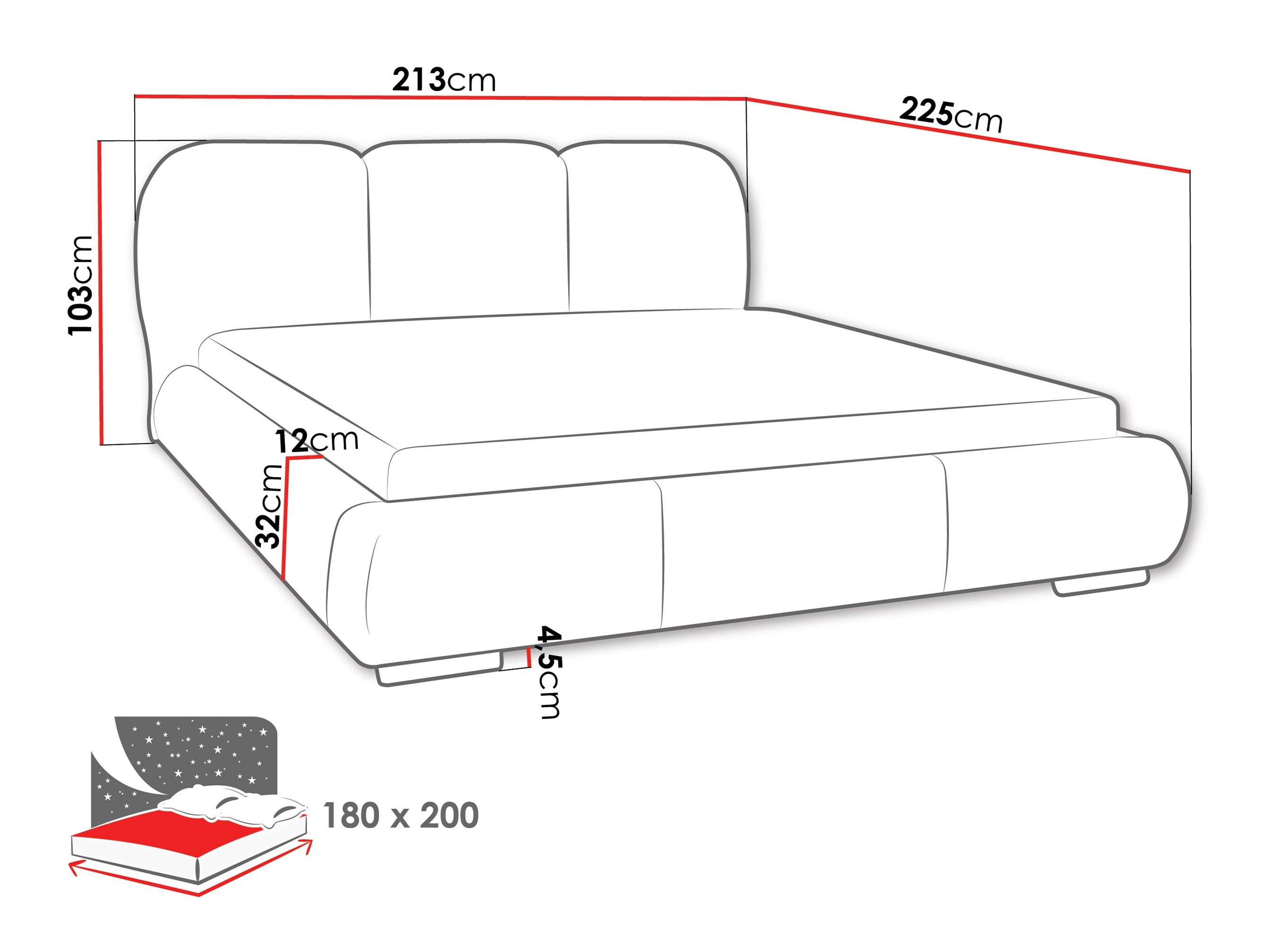 Gulta TrendyNest Navium (Coral 80)