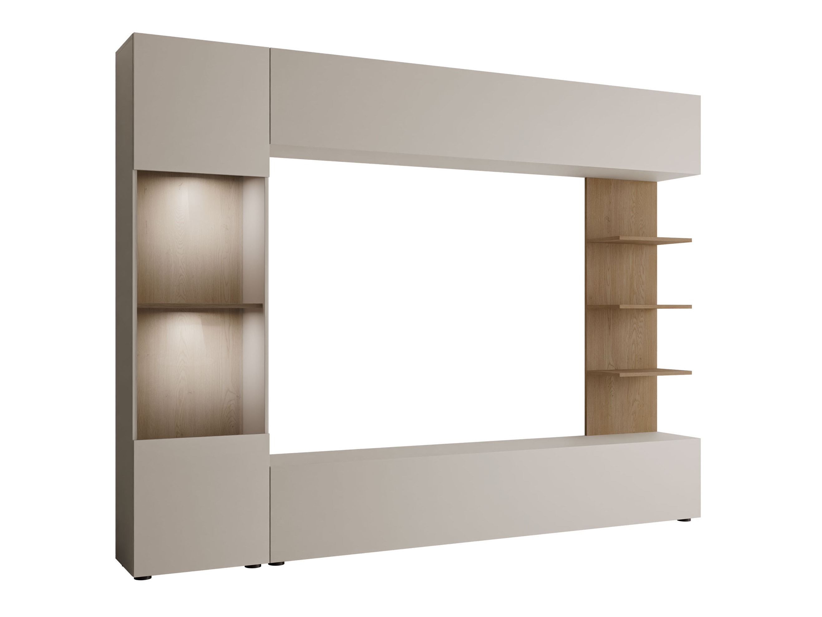 Viesistabas komplekts Comfivo Animus (Kašmirs + Ozols)