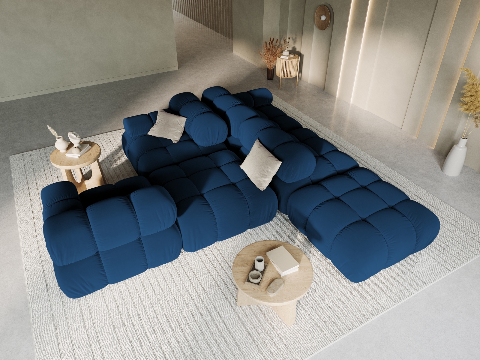 Moduļu dīvāns Caltenu 110 (Bluvel 86)