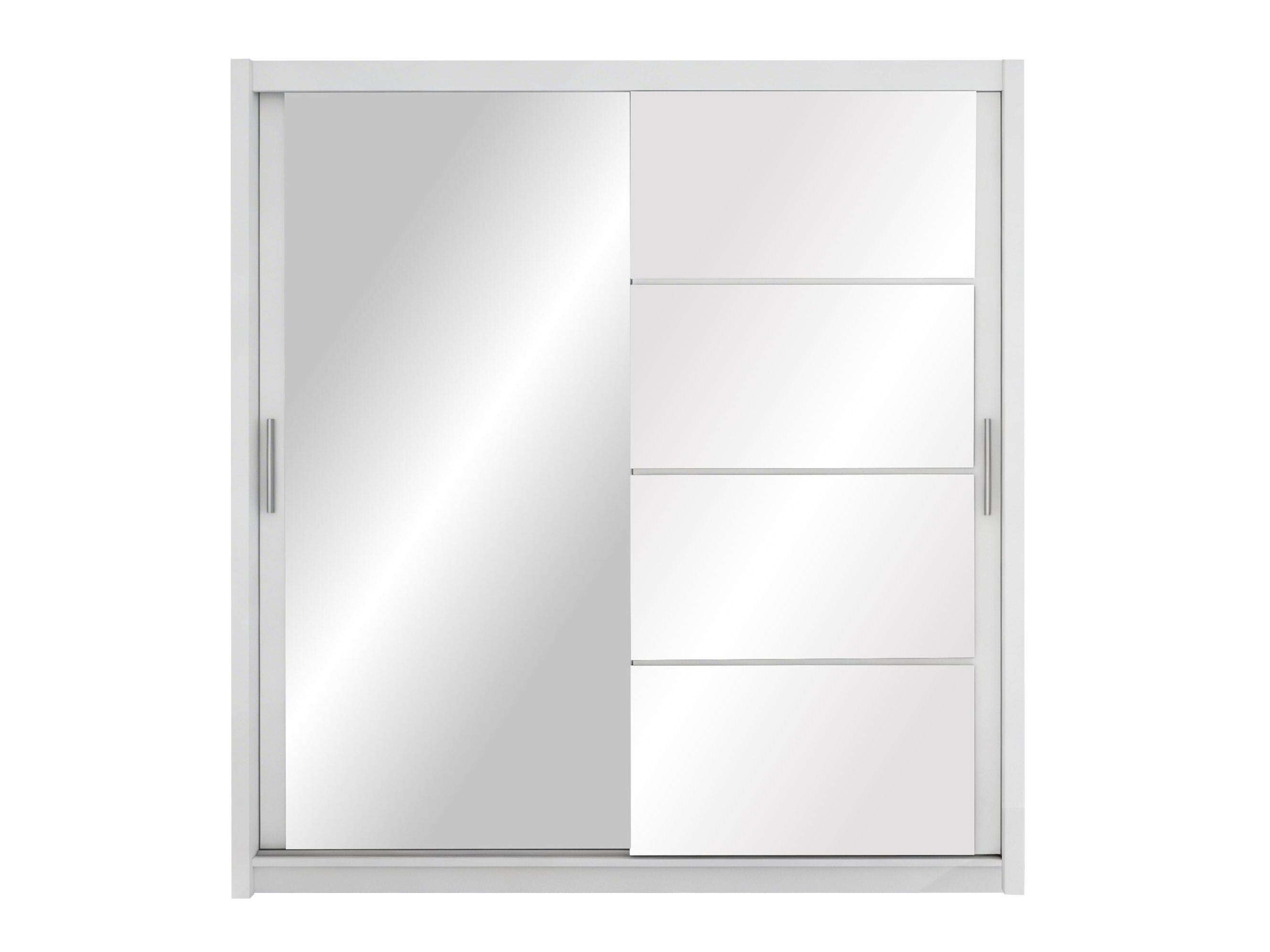 Skapis Honolulu 111 (Balts + Glancēts balts)