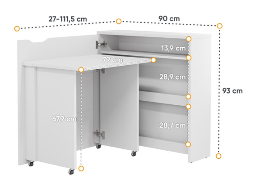 Stūra rakstāmgalds SV3167