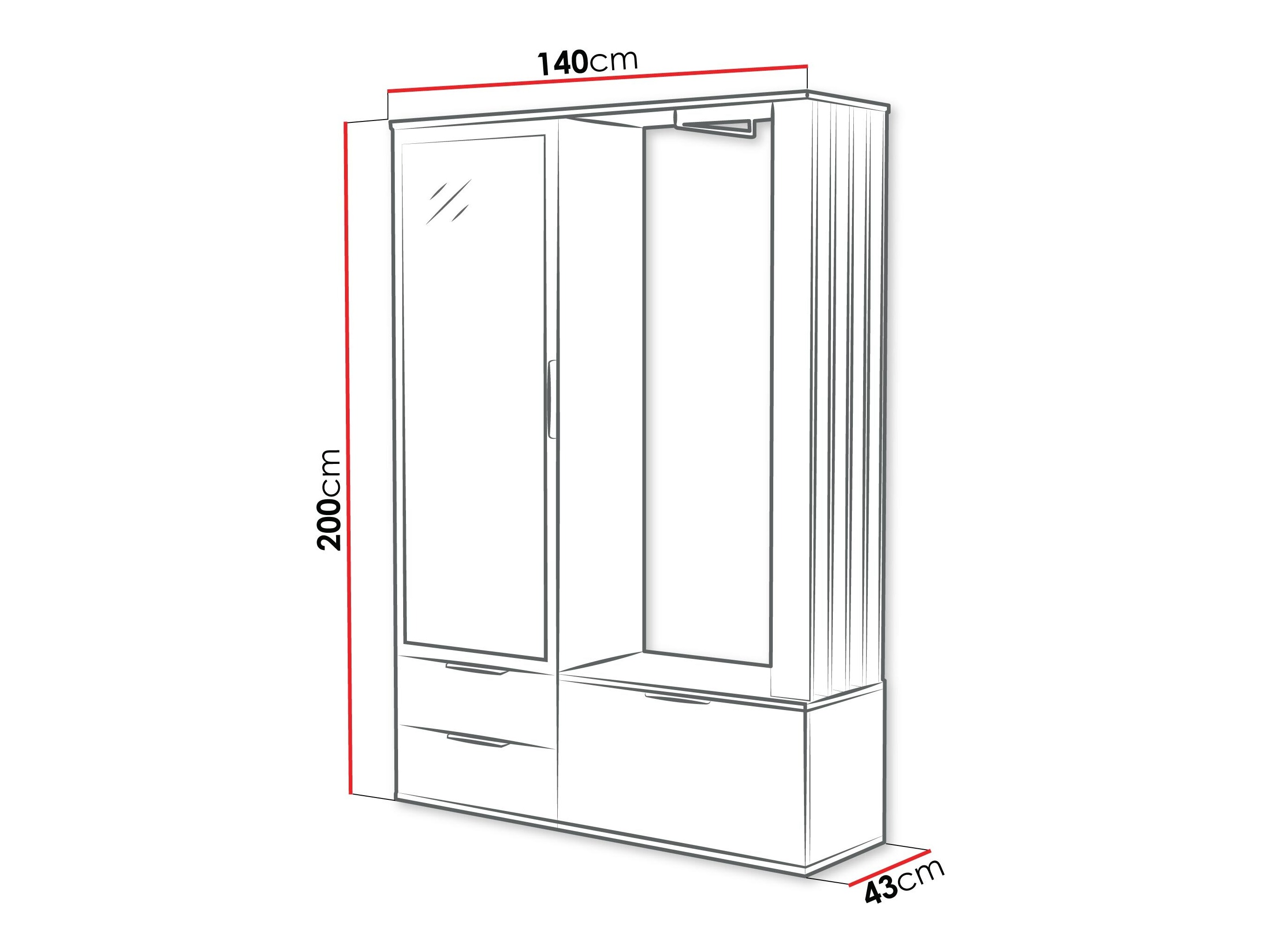 Priekšnama komplekts Honolulu 261