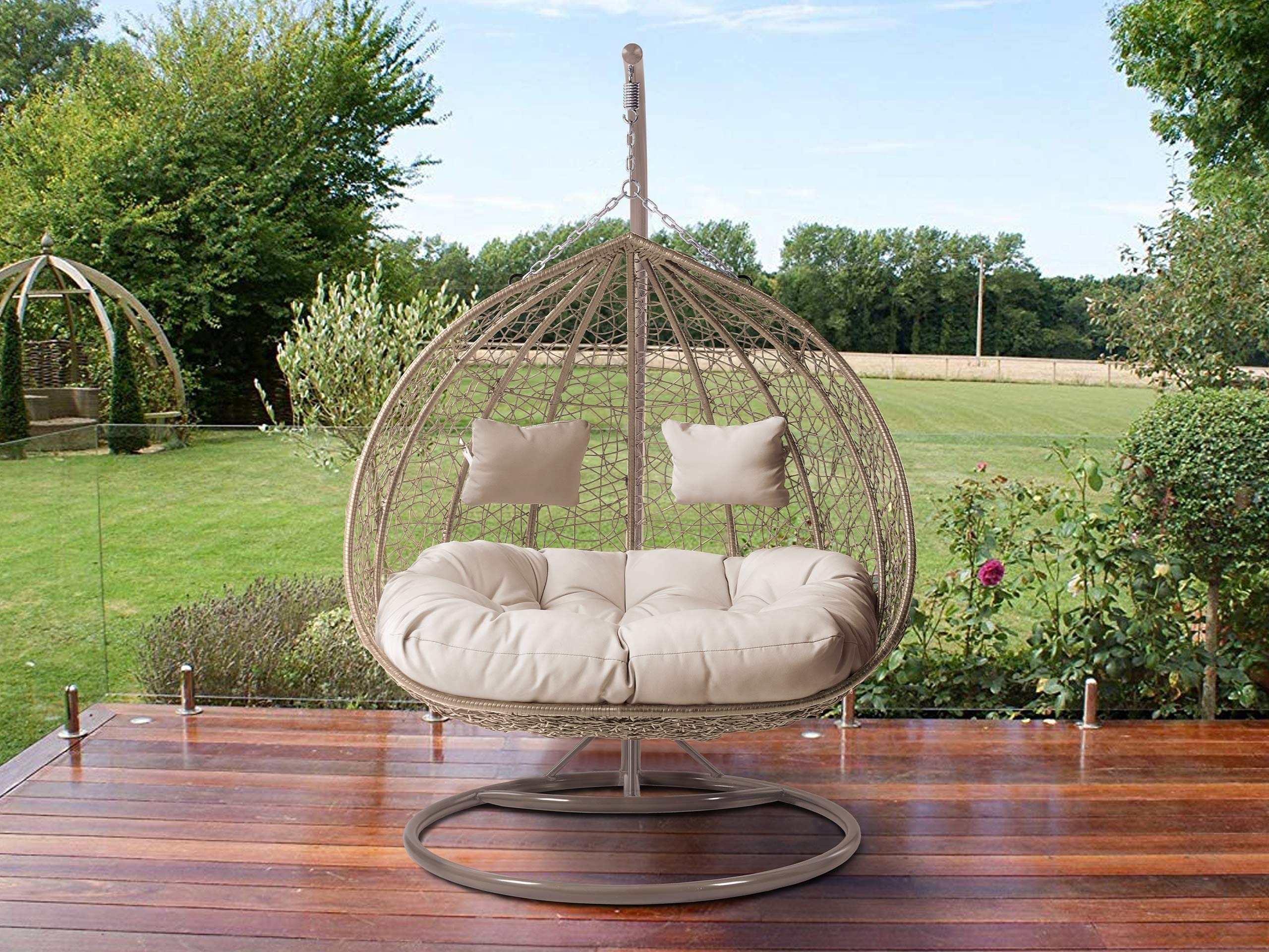 Piekaramais krēsls Comfivo Audos (Bēšs)