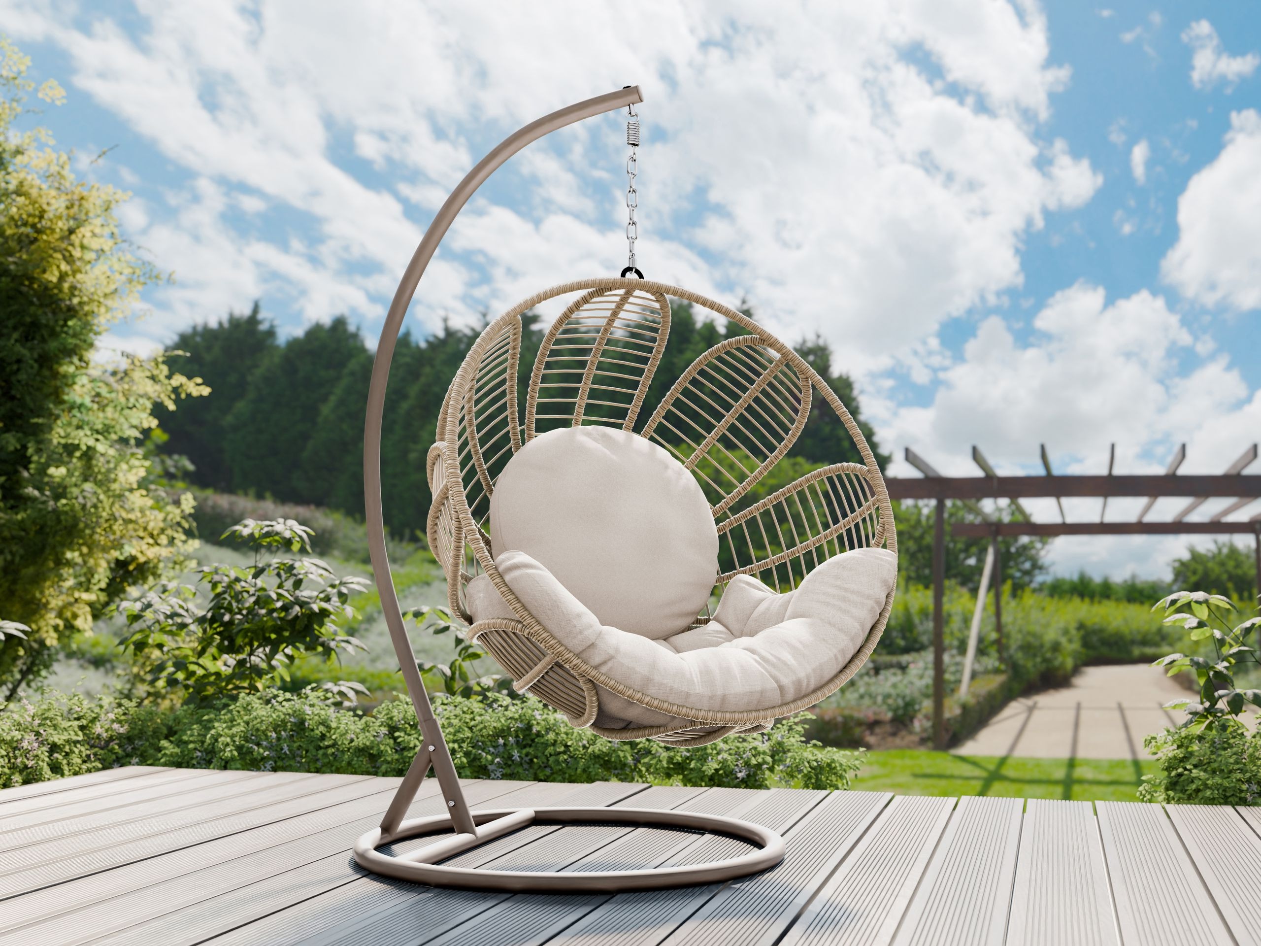 Piekaramais krēsls Comfivo Ingenium (Bēšs)