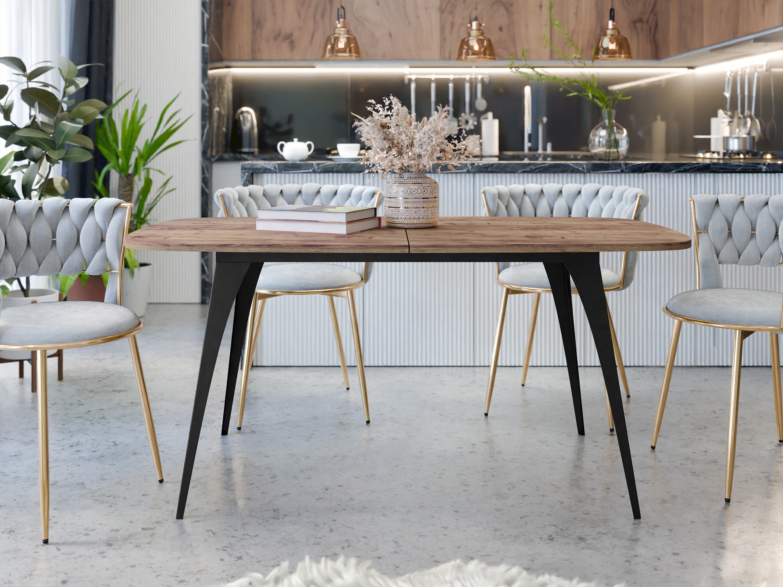 Galds Oswego 131 (Amatniecības zelta ozols)