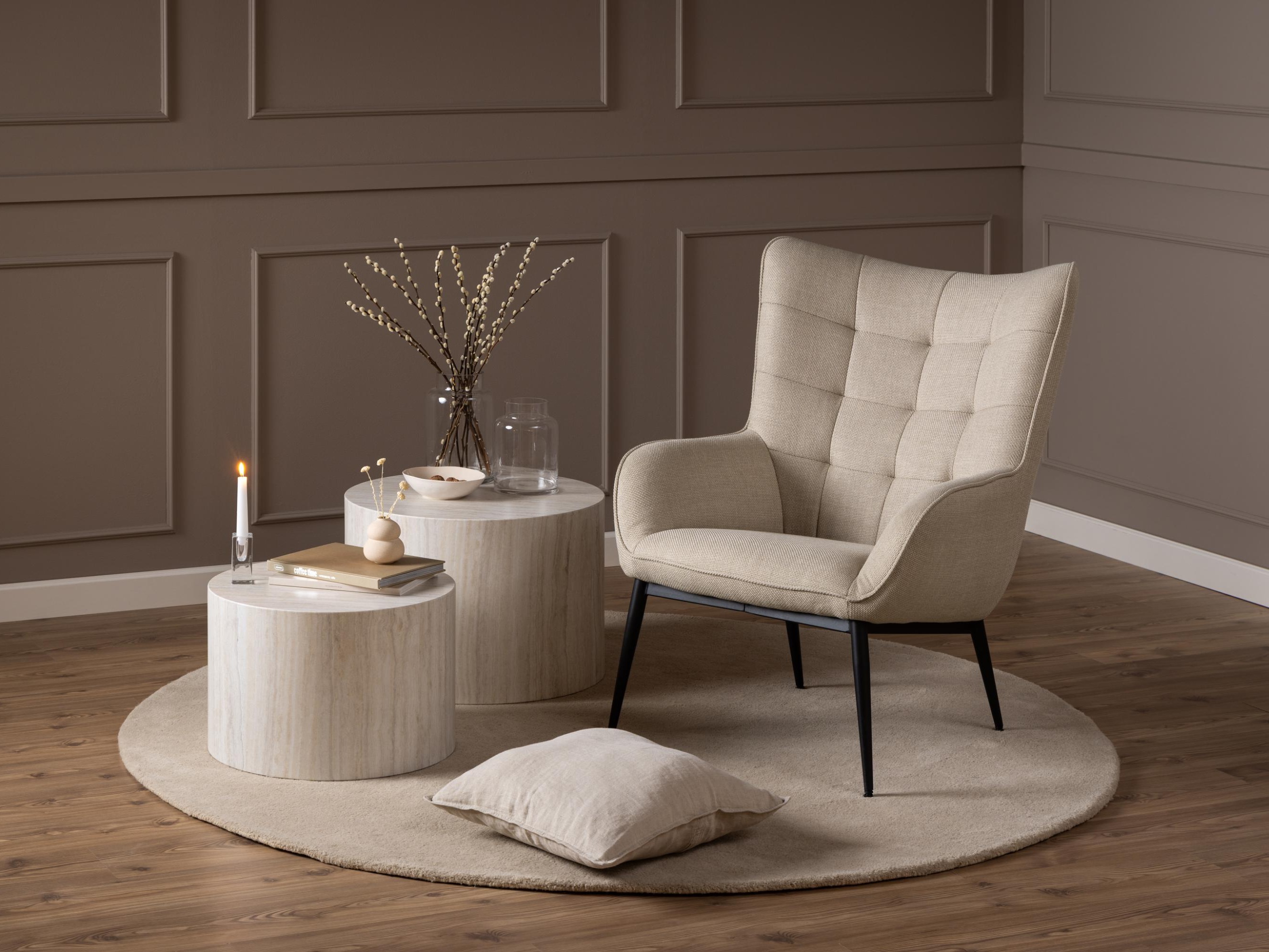 Žurnālu galdiņu komplekts Norsica 800 (Bēšs)