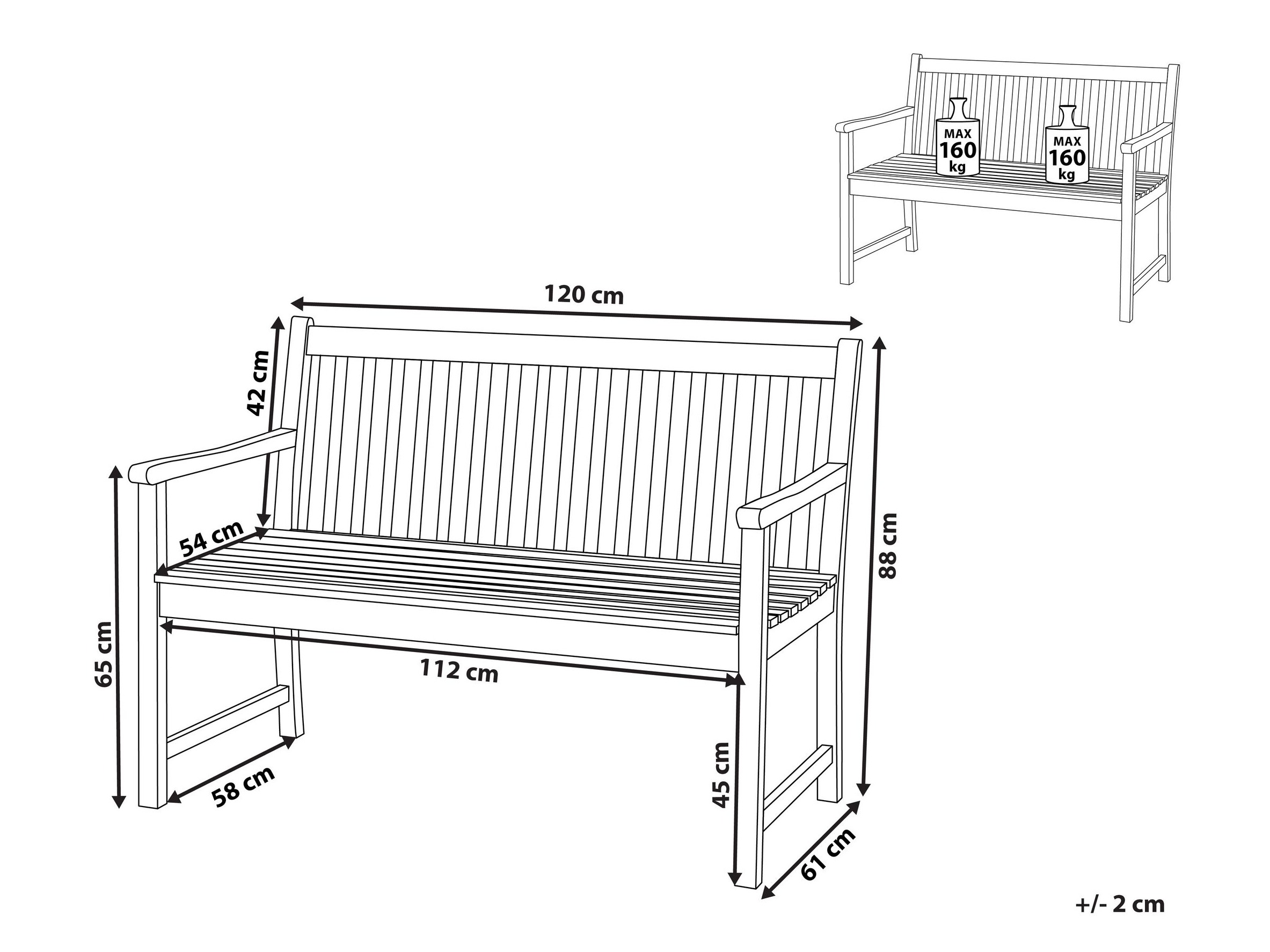 Dārza sols Berwyn 3237