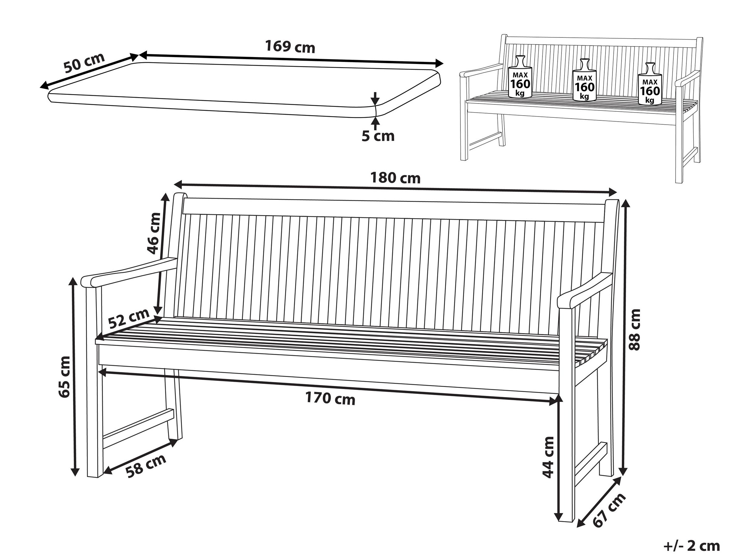 Dārza sols Berwyn 3244