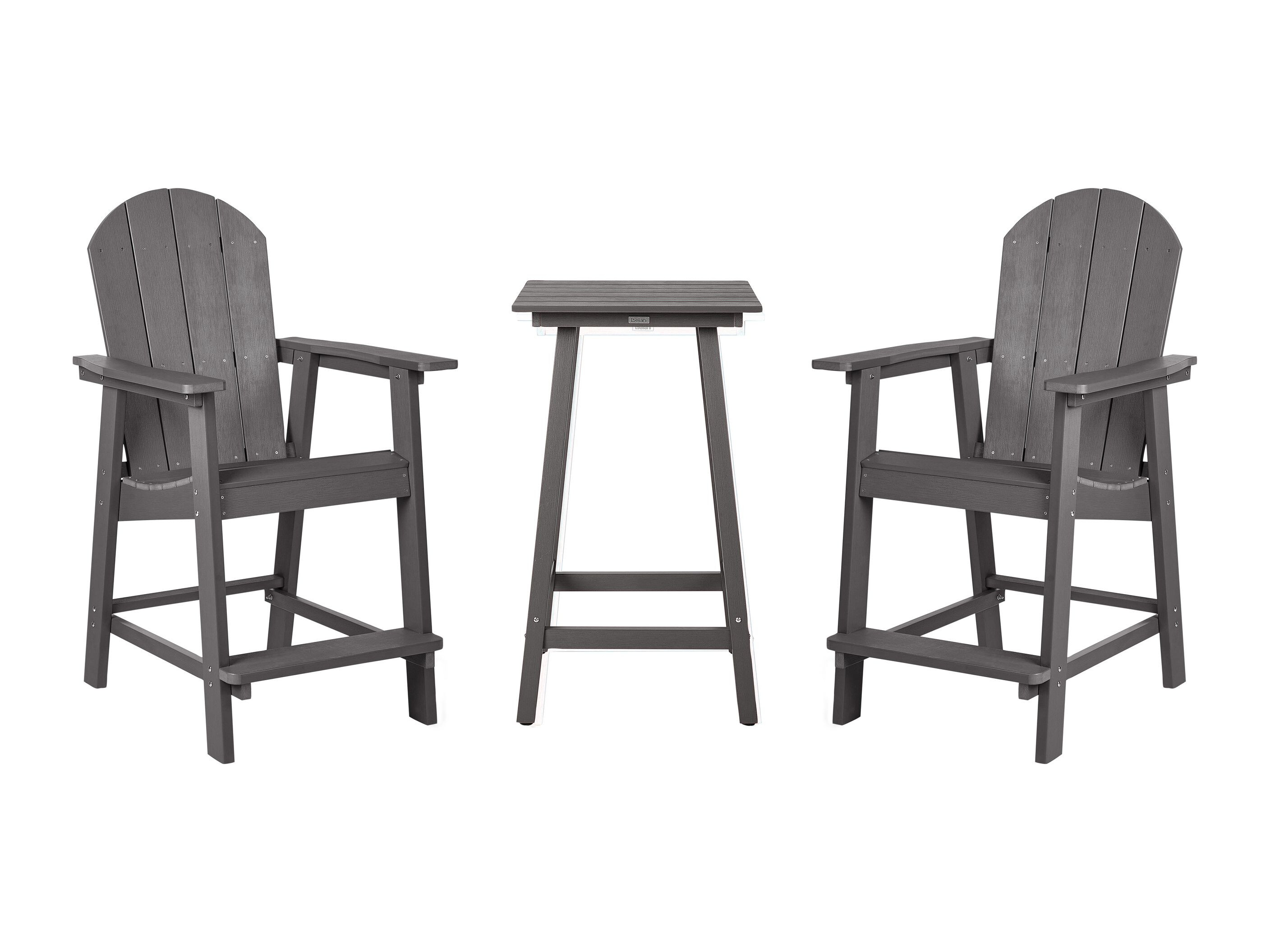 Balkona komplekts Berwyn 3249 (Tumši pelēks)