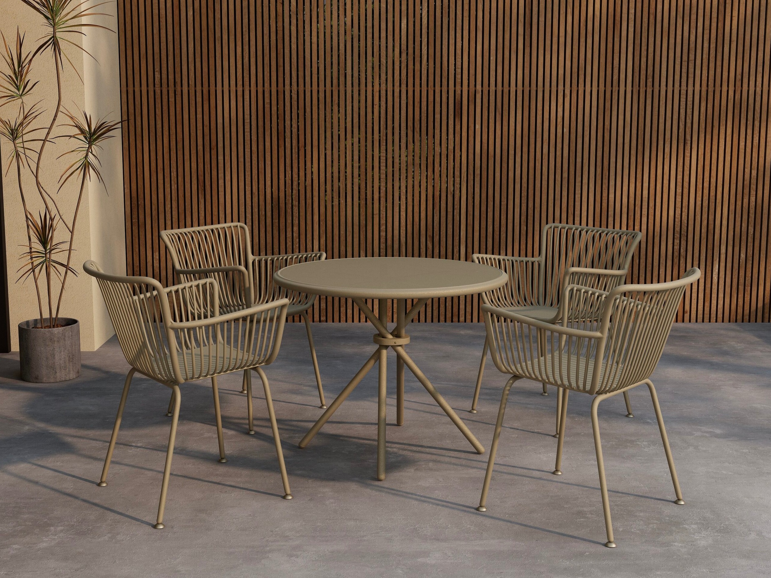 Galds un krēslu komplekts Dallas 5163